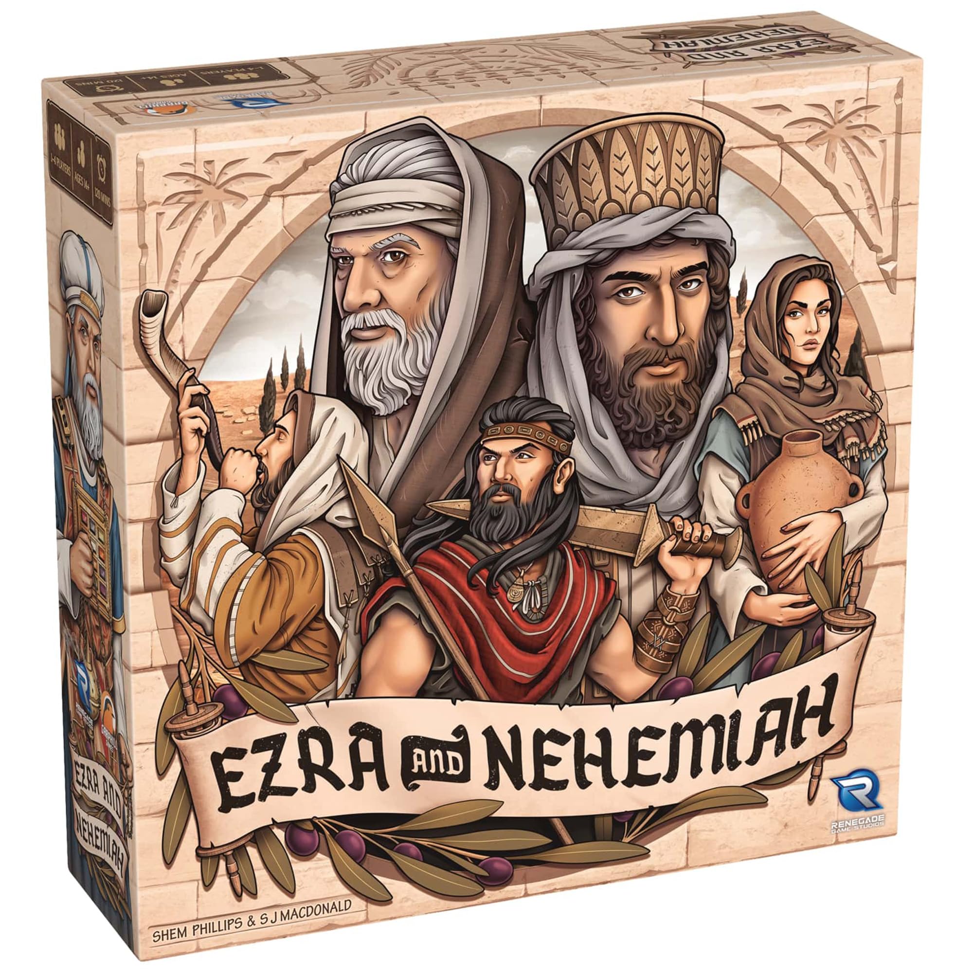 Juego De Mesa Renegade Game Studios Ezra & Nehemiah Desde Hace Más De 13 Años - Venta Internacional.