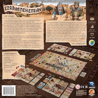 Foto 2 | Juego De Mesa Renegade Game Studios Ezra & Nehemiah Desde Hace Más De 13 Años - Venta Internacional.