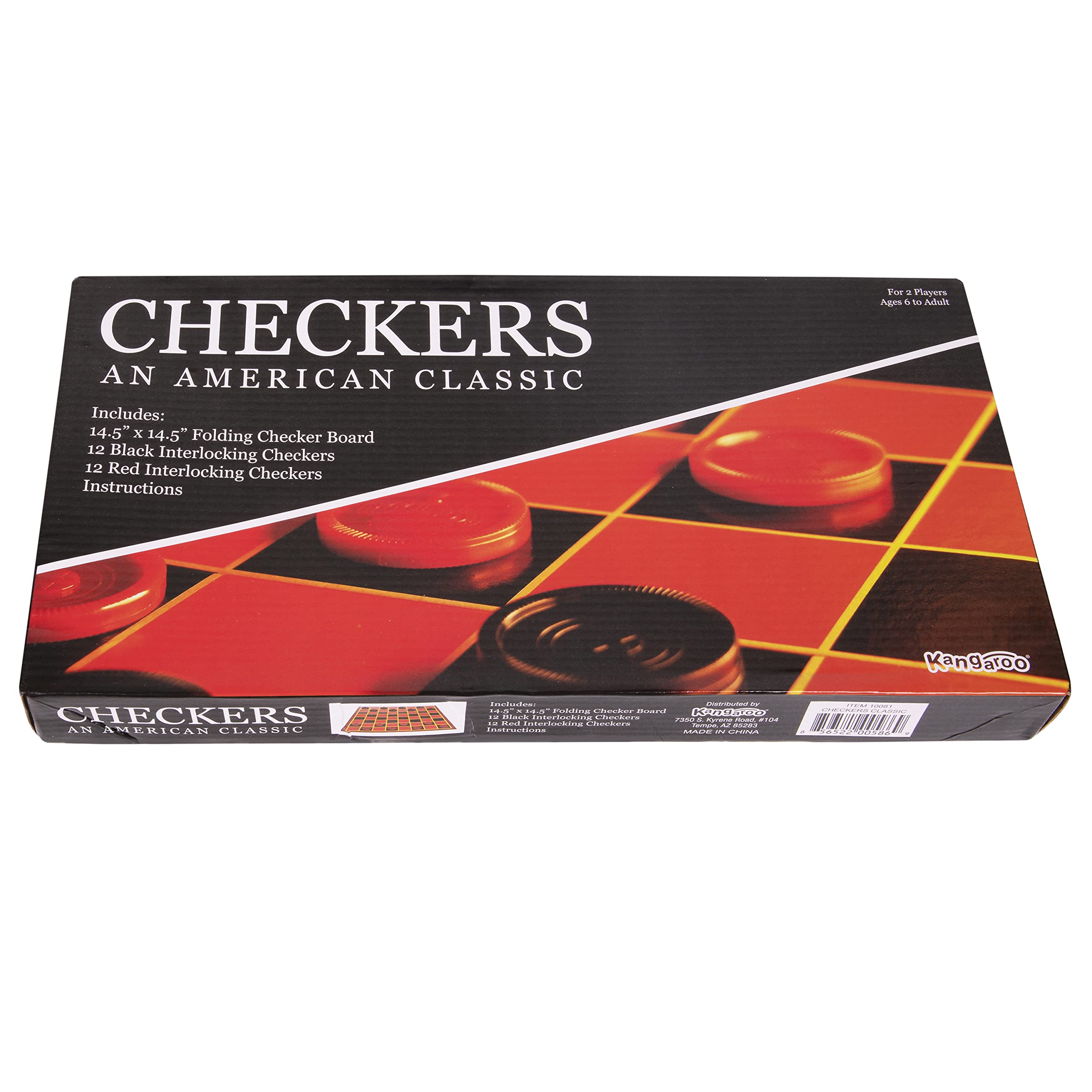 Foto 3 pulgar | Juego De Mesa Kangaroo Checkers Con Tablero Grande De 15 X 15 Pulgadas - Venta Internacional.