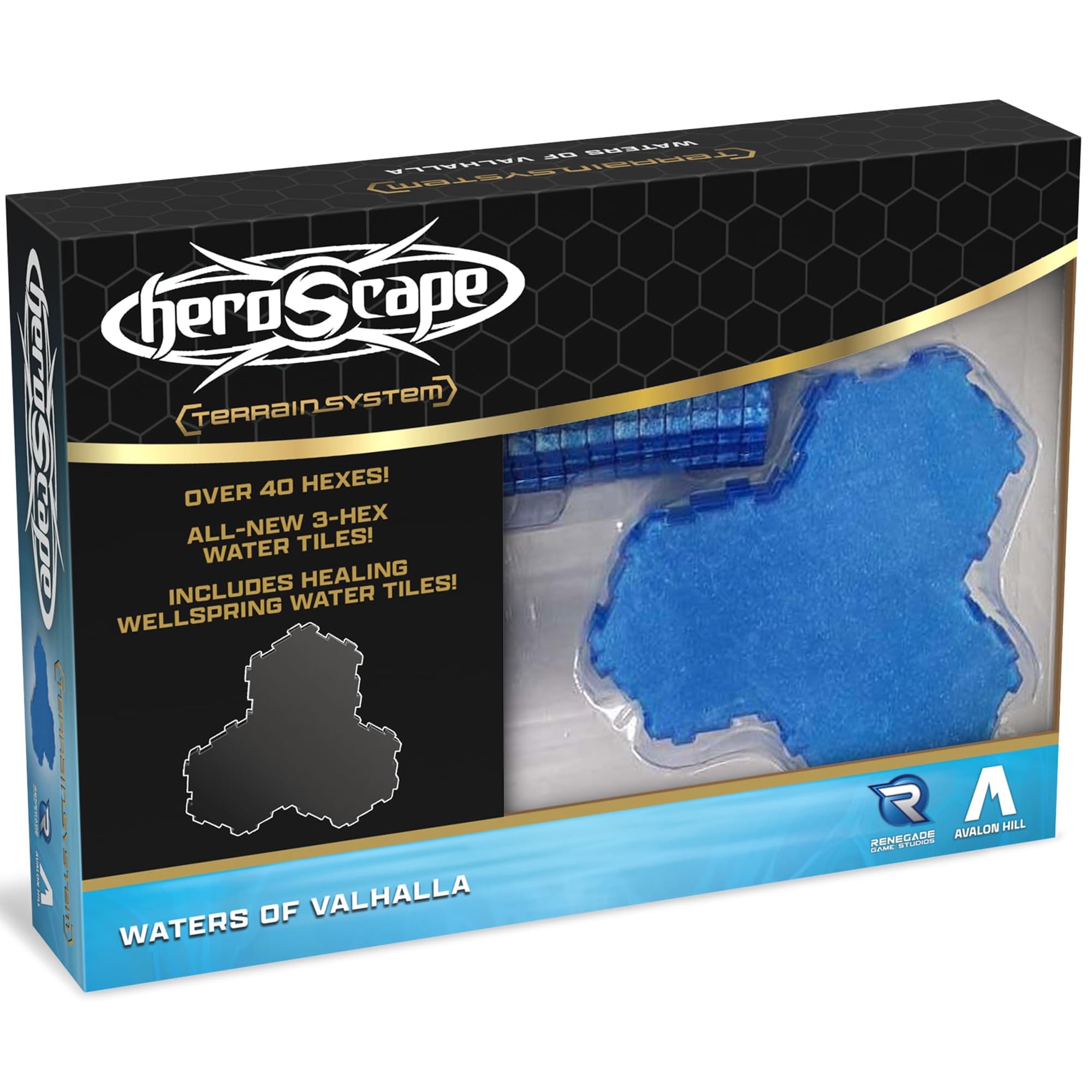 Expansión Del Terreno Renegade Heroscape Waters Of Valhalla - Venta Internacional.