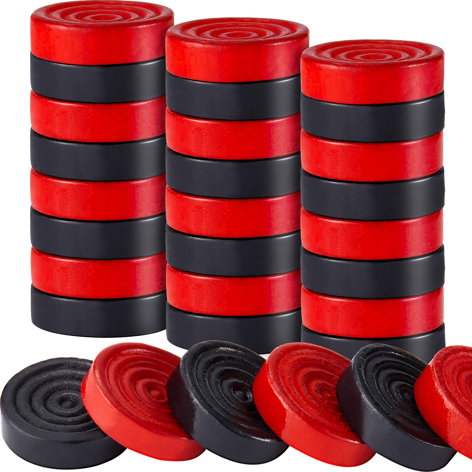 Foto 2 pulgar | Checkers Pieces Sumind Wooden 48 Piezas Con Bolsa De Almacenamiento - Venta Internacional.
