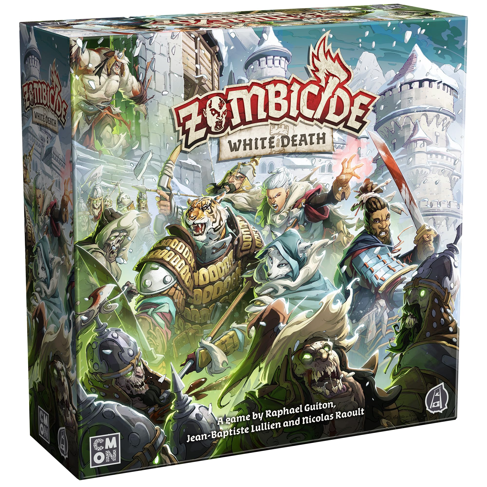 Juego De Mesa Zombicide White Death Battle Undead Siege 14+ - Venta Internacional.