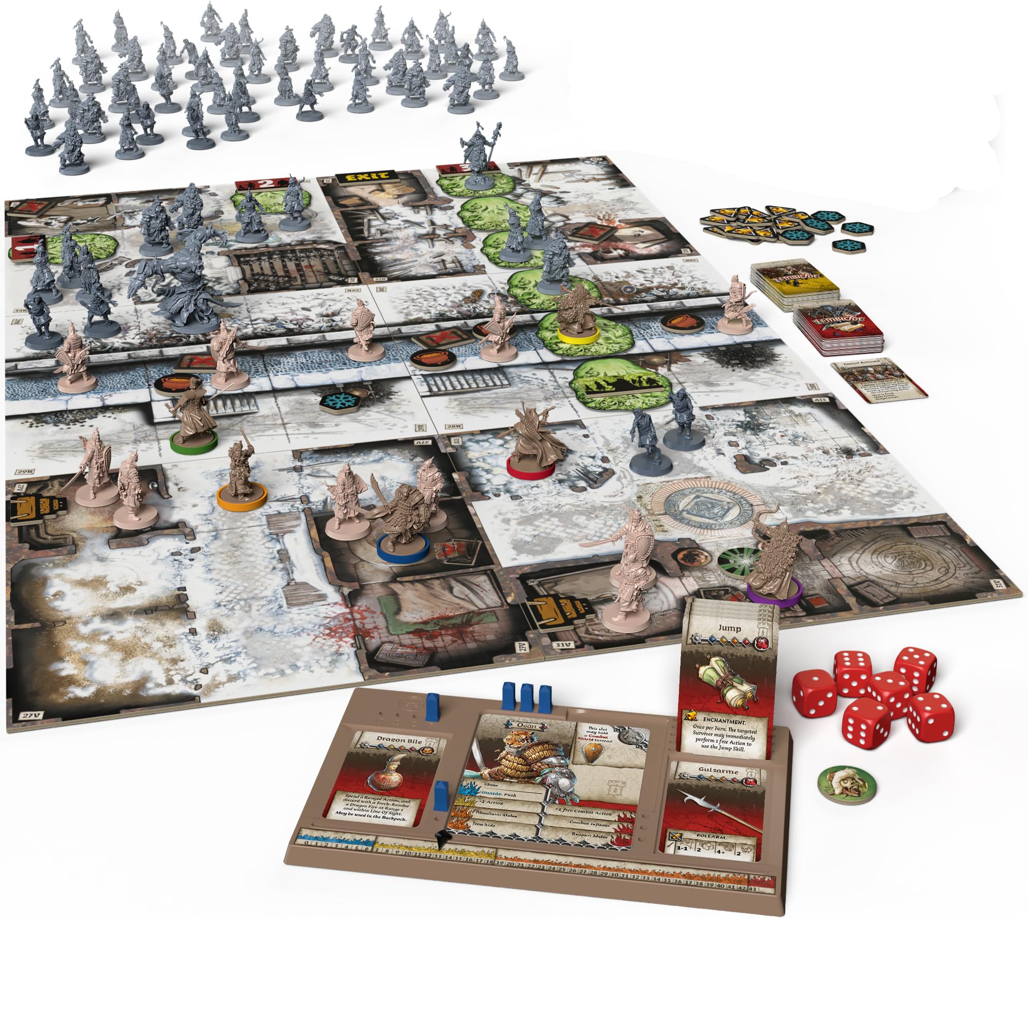 Foto 3 pulgar | Juego De Mesa Zombicide White Death Battle Undead Siege 14+ - Venta Internacional.