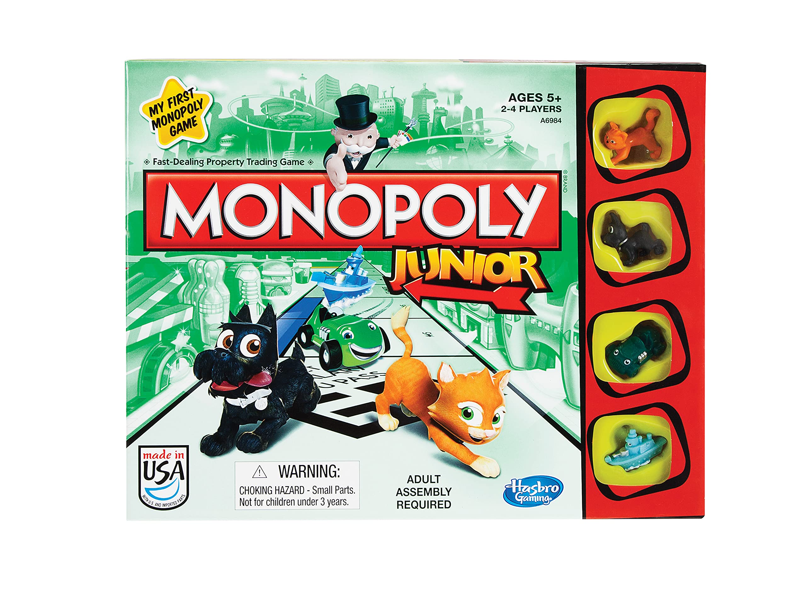 Foto 2 pulgar | Juego De Mesa Hasbro Gaming Monopoly Junior Kids 5+ Years - Venta Internacional.