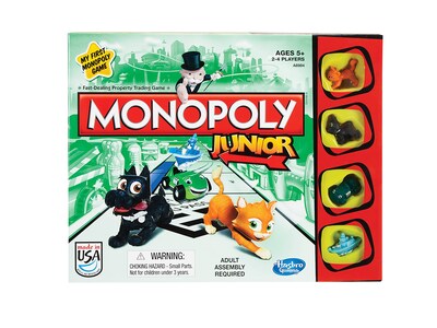 Foto 1 | Juego De Mesa Hasbro Gaming Monopoly Junior Kids 5+ Years - Venta Internacional.
