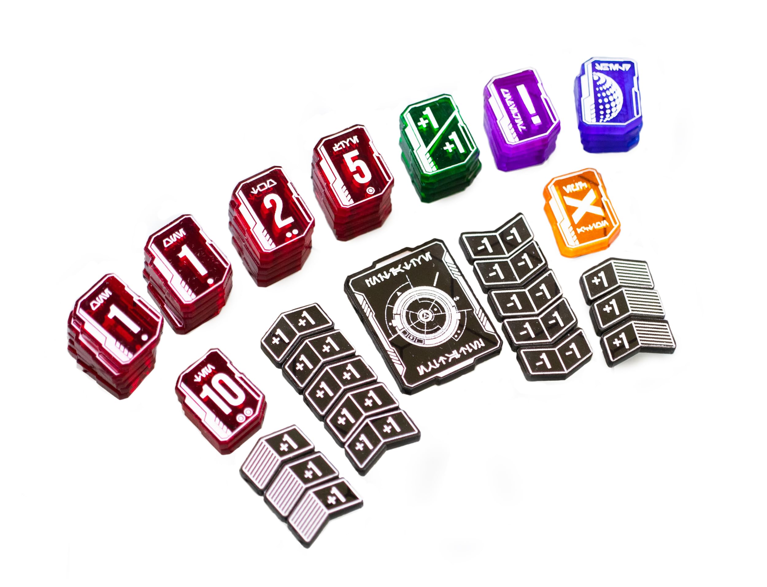 Foto 1 | Juego De Fichas Strata Strike Swu, Acrílico Compatible, 55 Piezas - Venta Internacional.