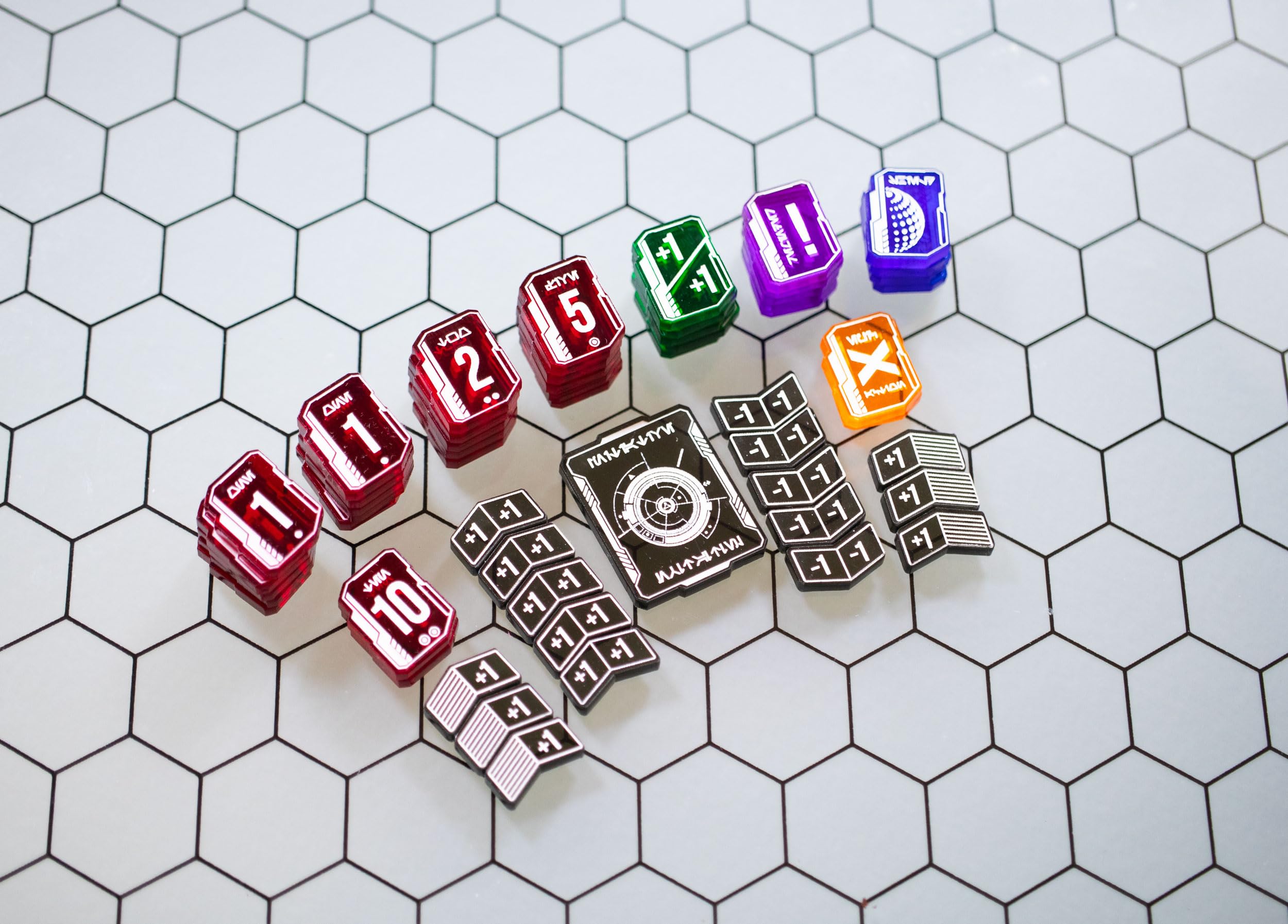 Foto 3 pulgar | Juego De Fichas Strata Strike Swu, Acrílico Compatible, 55 Piezas - Venta Internacional.