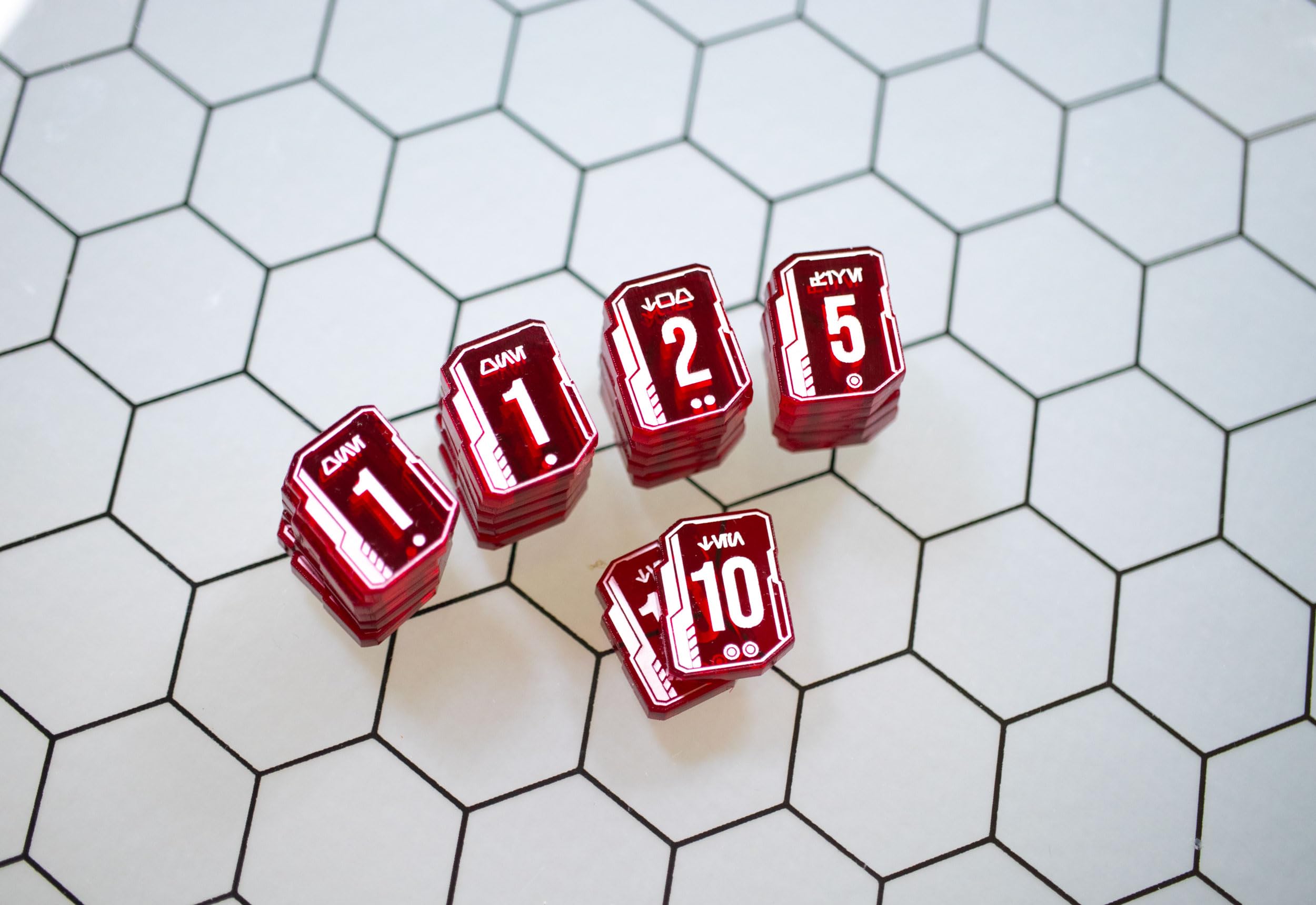 Foto 4 pulgar | Juego De Fichas Strata Strike Swu, Acrílico Compatible, 55 Piezas - Venta Internacional.