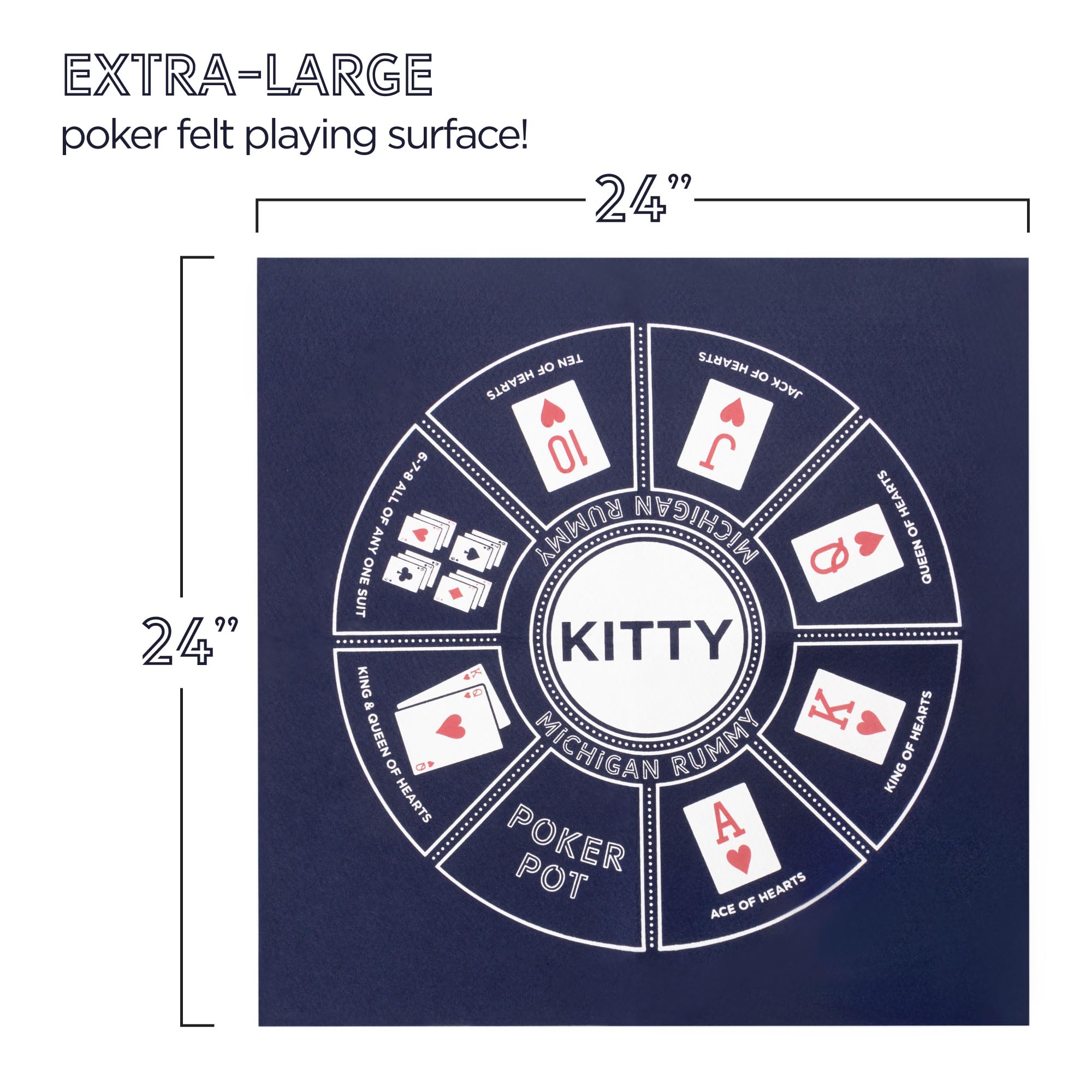 Foto 6 pulgar | Juego De Mesa Brybelly Michigan Rummy Deluxe Con Set De Póquer - Venta Internacional.