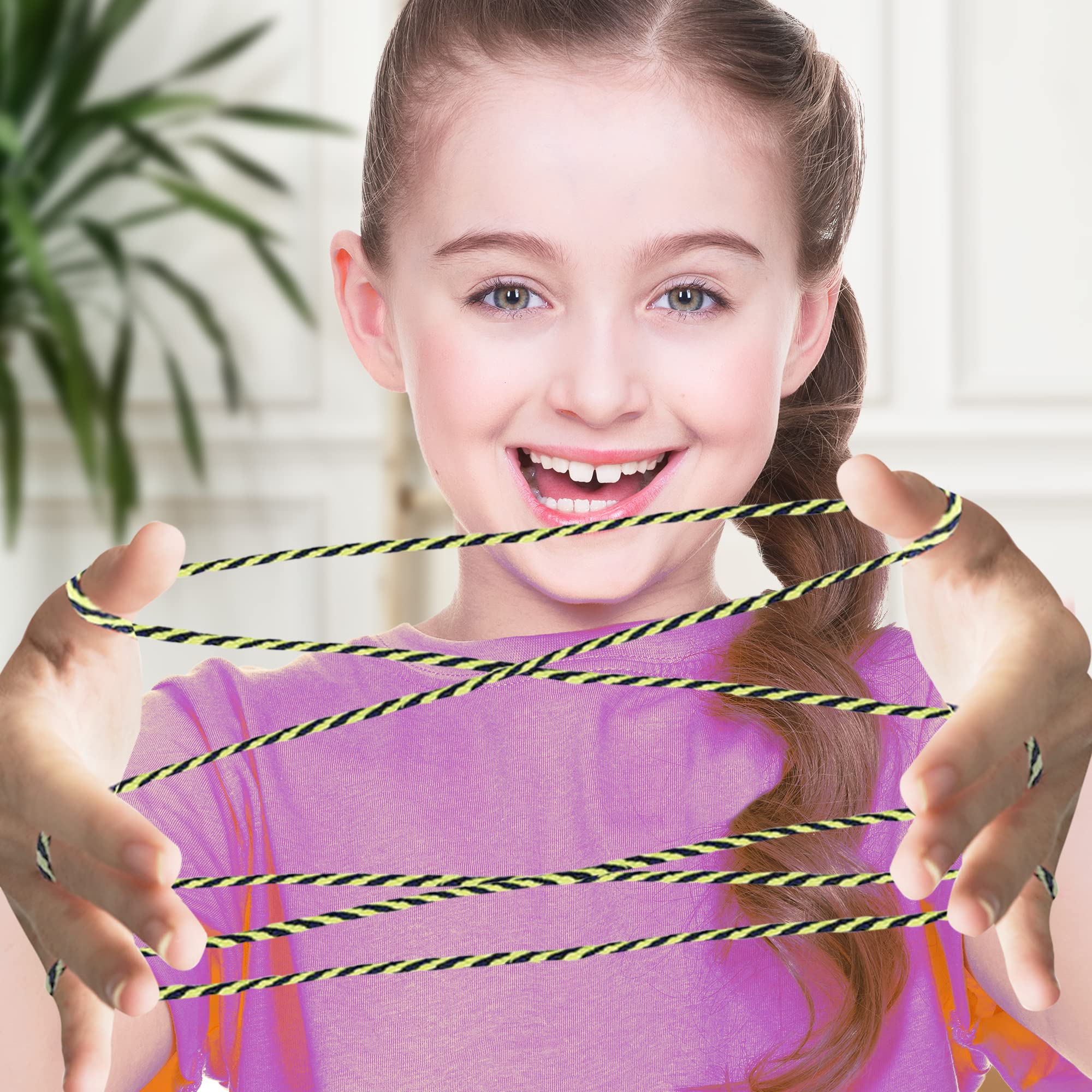 Foto 5 pulgar | Cuerda Para Cat's Cradle Game Artcreativity, 160 Cm, 2 Piezas - Venta Internacional.