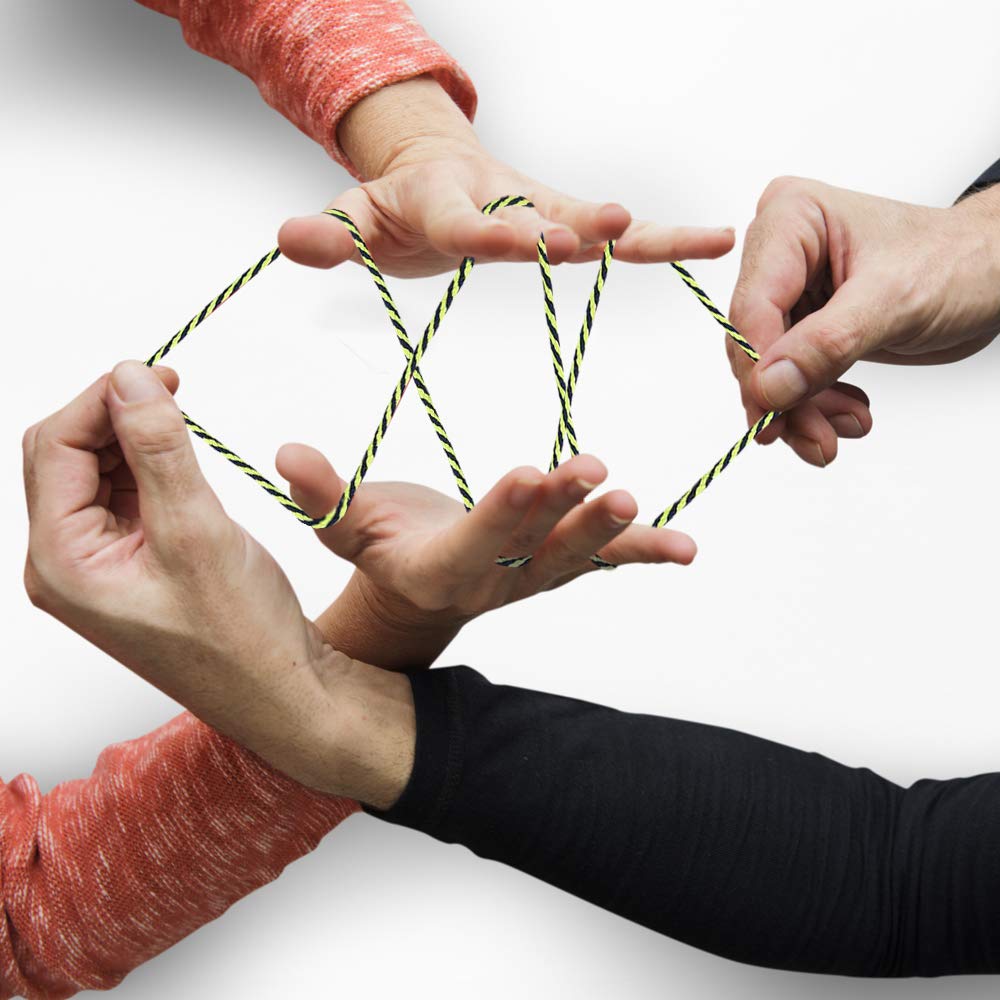 Foto 6 pulgar | Cuerda Para Cat's Cradle Game Artcreativity, 160 Cm, 2 Piezas - Venta Internacional.