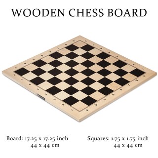 Foto 3 | Tablero De Ajedrez A&a Professional De Madera De 54 Cm Con Bolsa De Almacenamiento - Venta Internacional.