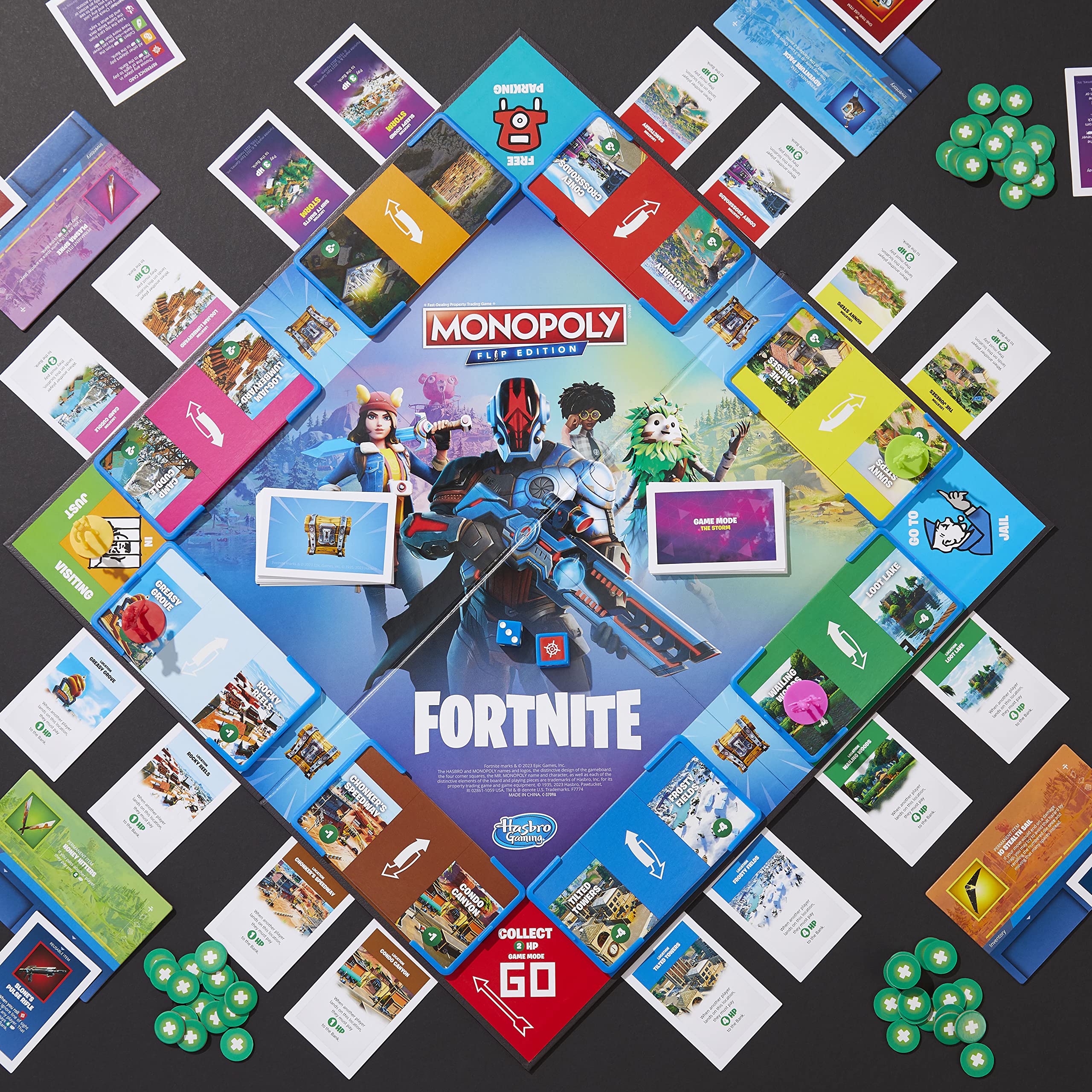 Foto 4 pulgar | Juego De Mesa Hasbro Gaming Monopoly Flip Edition Fortnite - Venta Internacional.