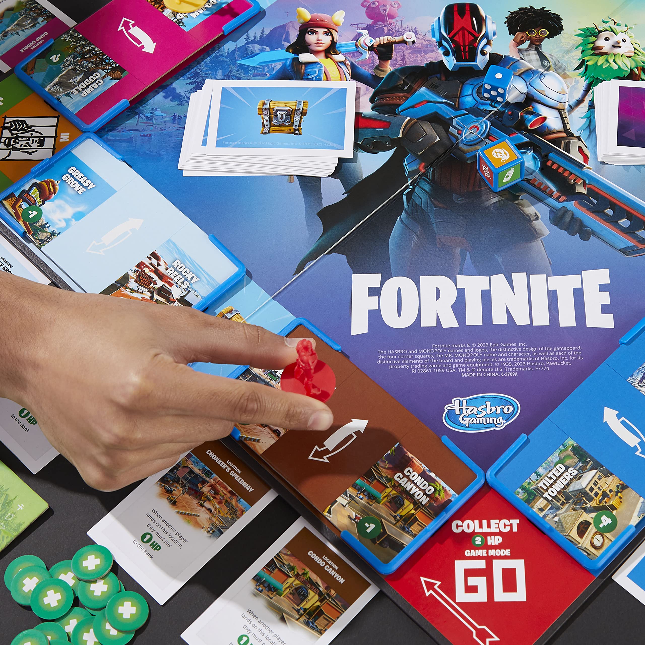 Foto 6 pulgar | Juego De Mesa Hasbro Gaming Monopoly Flip Edition Fortnite - Venta Internacional.