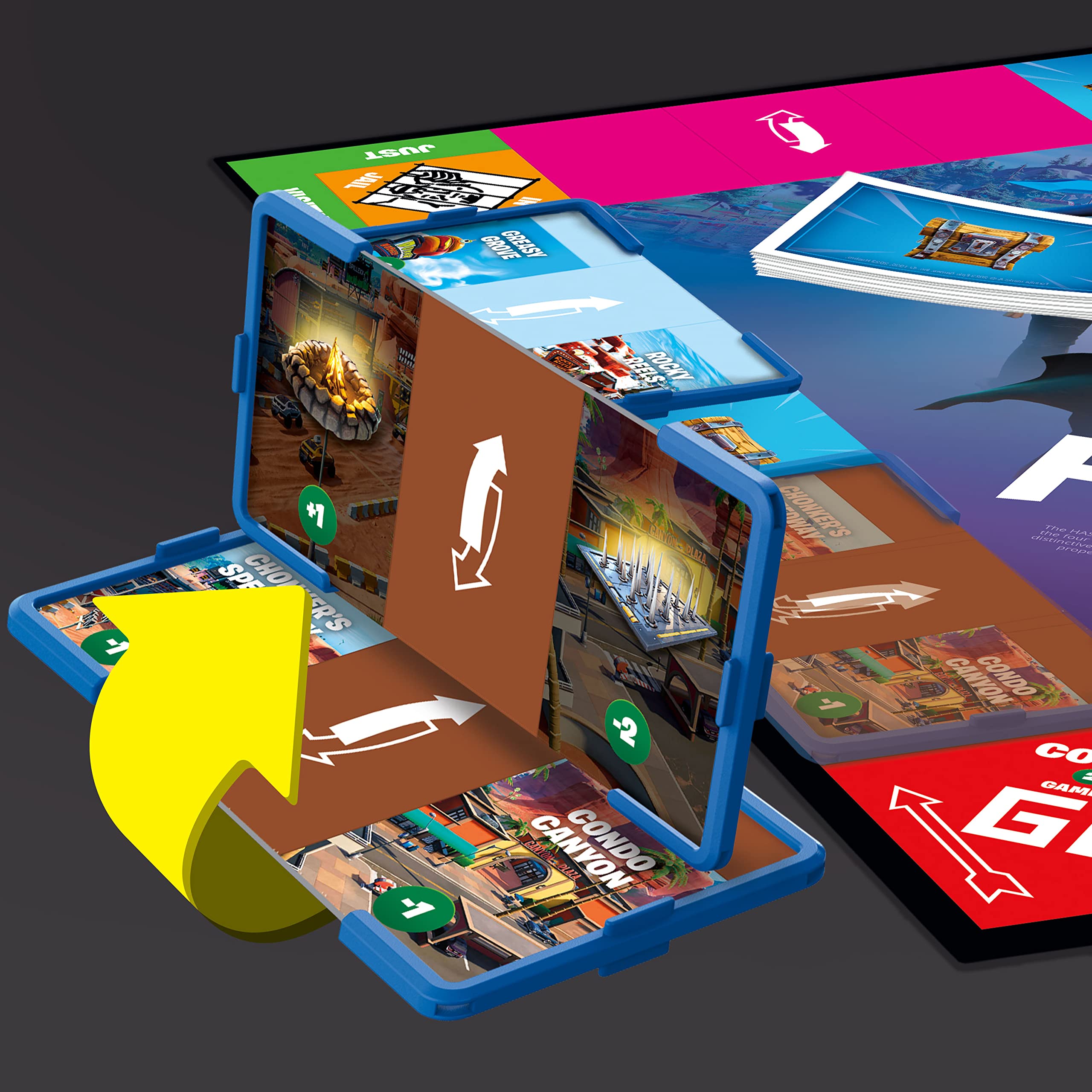 Foto 7 | Juego De Mesa Hasbro Gaming Monopoly Flip Edition Fortnite - Venta Internacional.