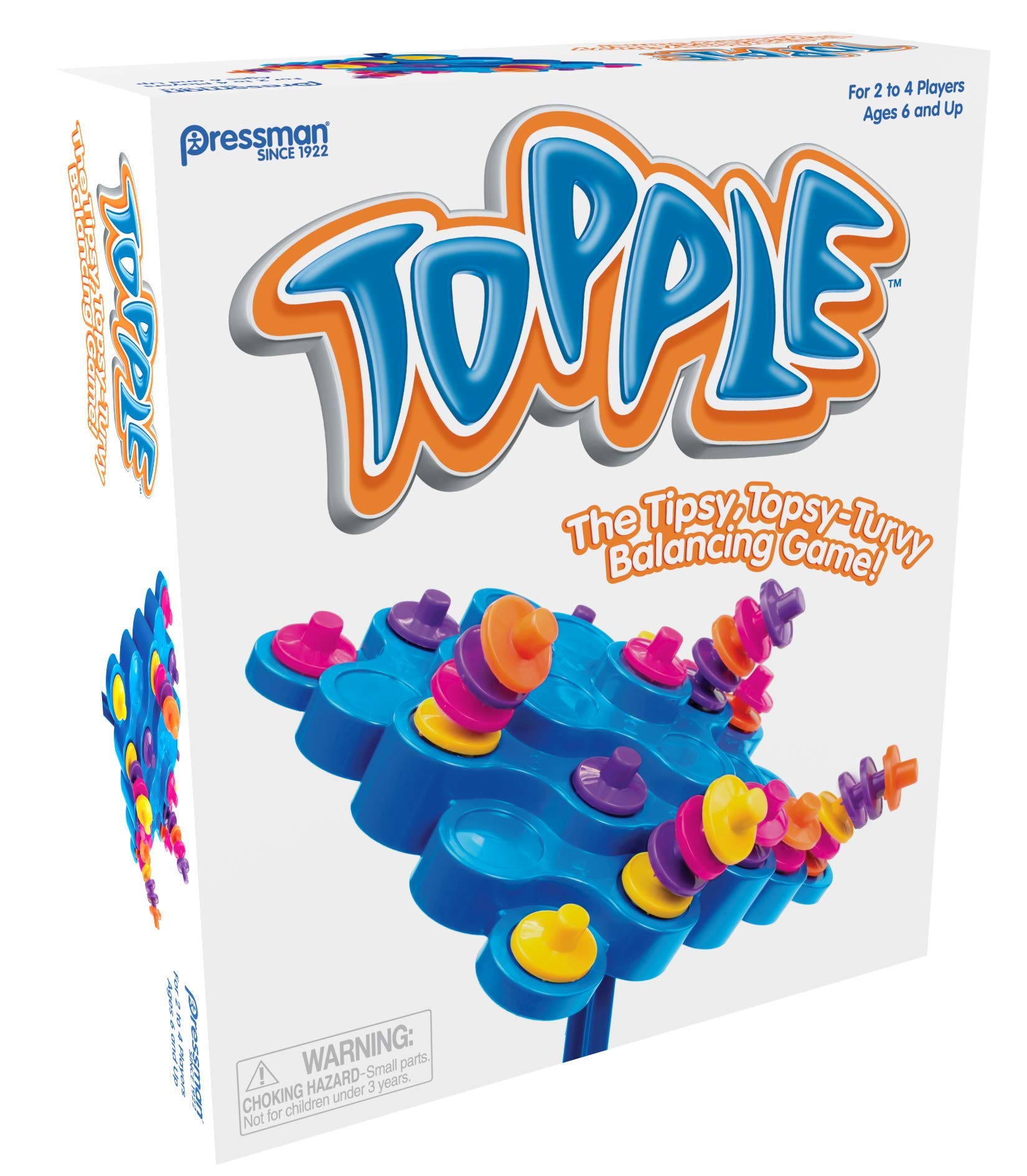 Foto 2 pulgar | Juego De Mesa Pressman Toy Original Topple Para 2-4 Jugadores A Partir De 6 Años - Venta Internacional.