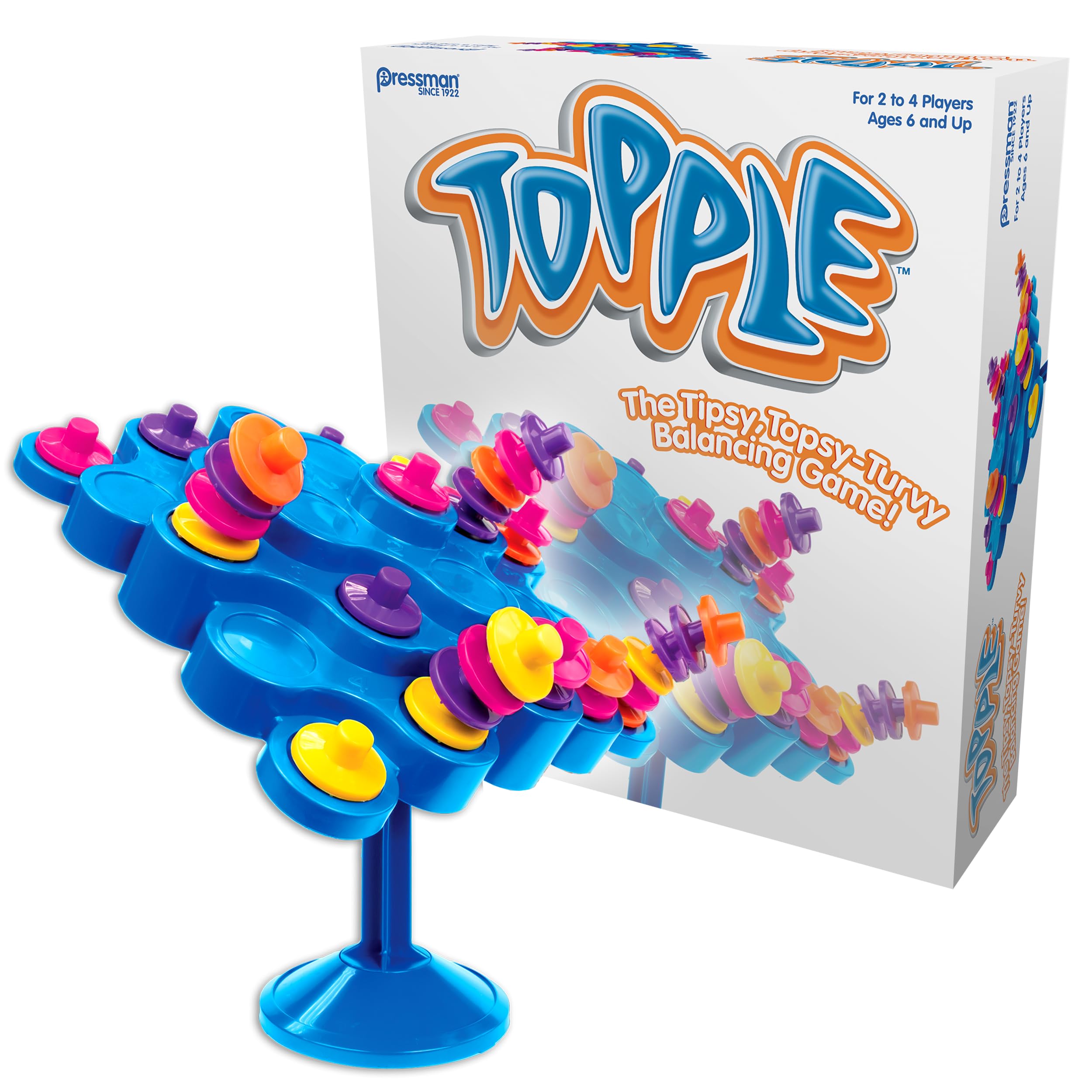 Foto 3 pulgar | Juego De Mesa Pressman Toy Original Topple Para 2-4 Jugadores A Partir De 6 Años - Venta Internacional.