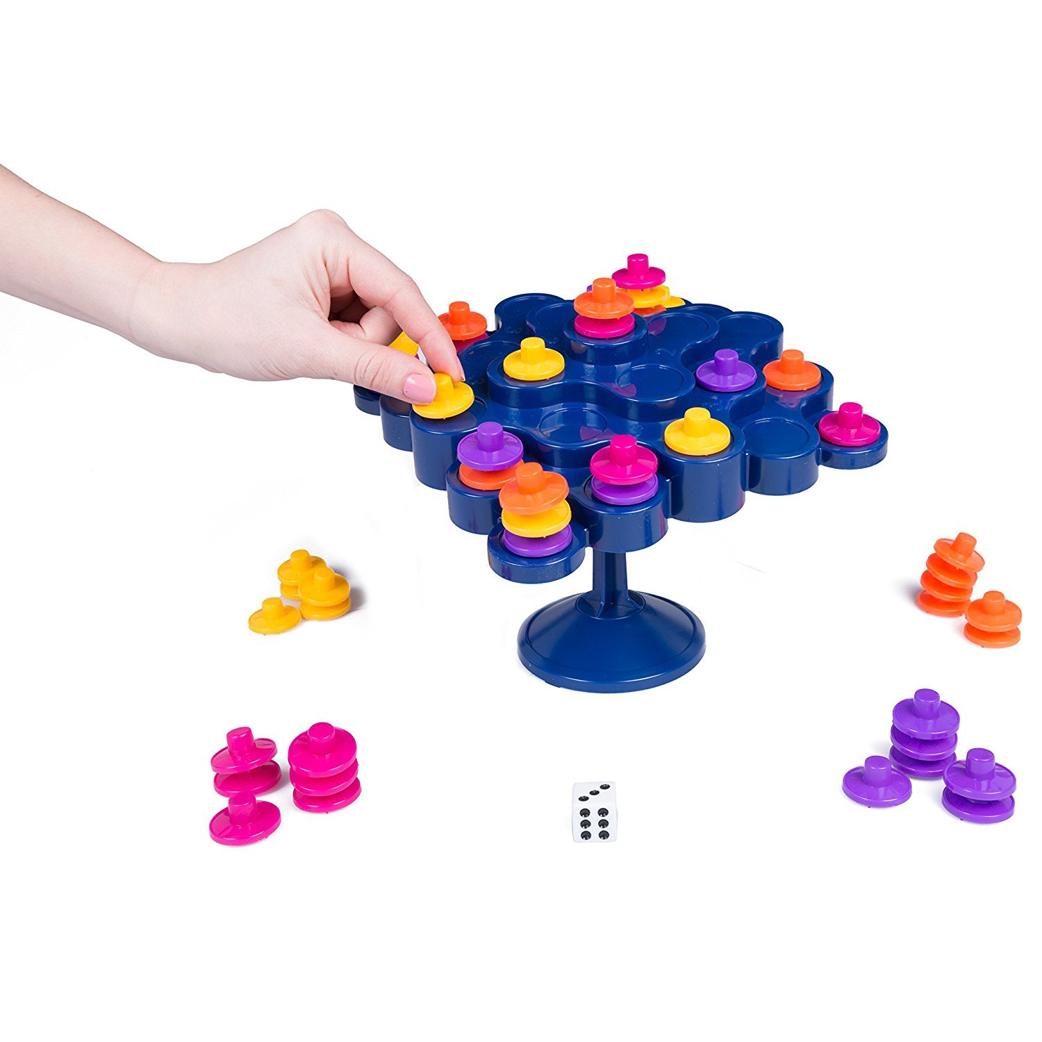 Foto 5 pulgar | Juego De Mesa Pressman Toy Original Topple Para 2-4 Jugadores A Partir De 6 Años - Venta Internacional.