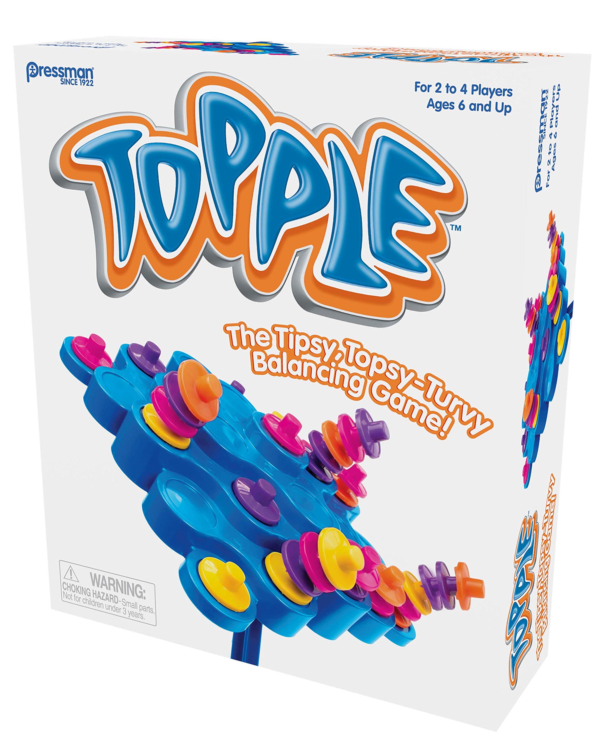 Foto 6 pulgar | Juego De Mesa Pressman Toy Original Topple Para 2-4 Jugadores A Partir De 6 Años - Venta Internacional.