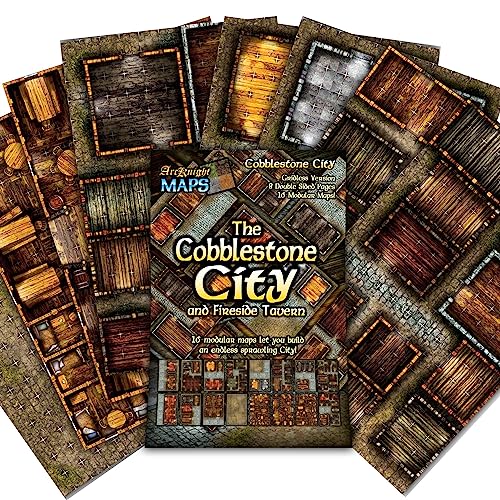 Foto 2 pulgar | Mapas Rpg Modulares Arcknight The Cobblestone City 16 Maps - Venta Internacional.