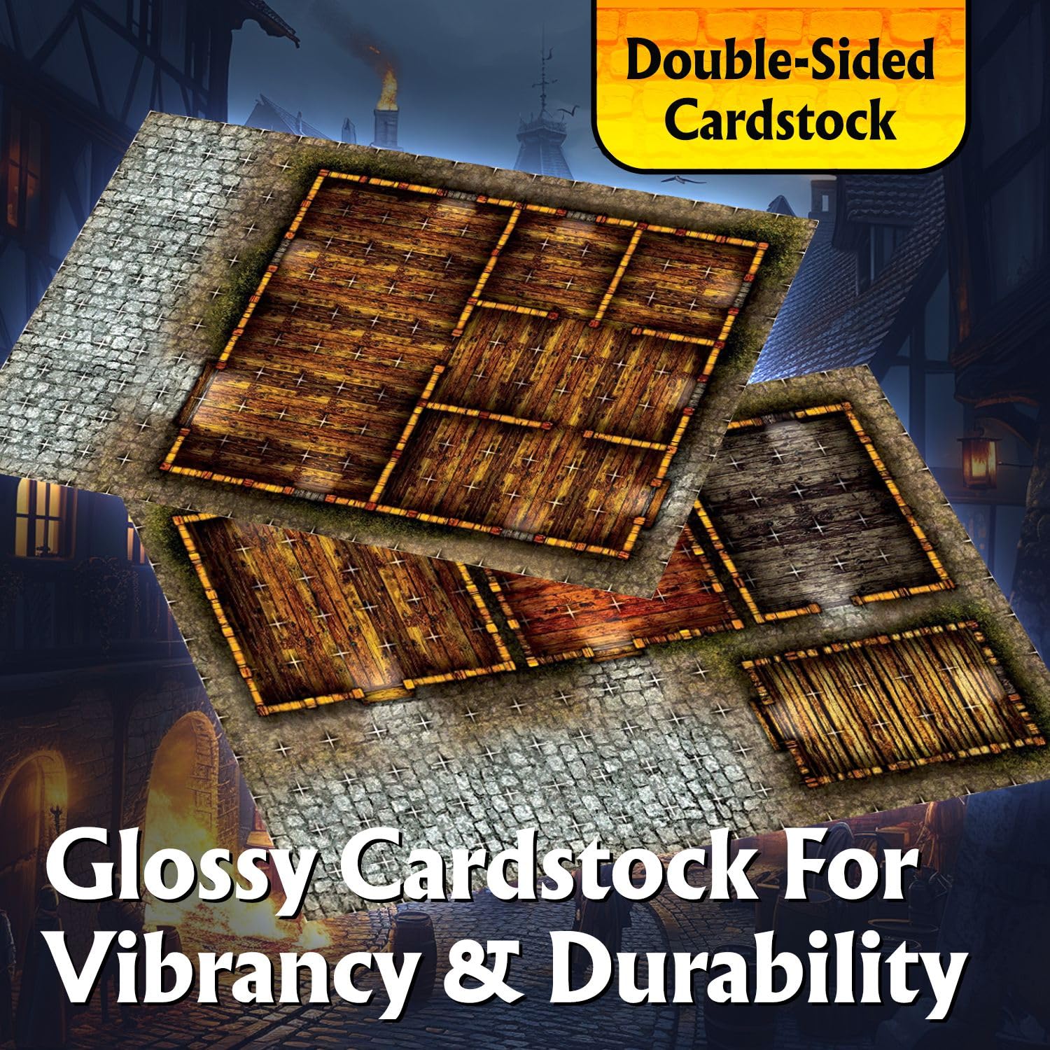 Foto 6 pulgar | Mapas Rpg Modulares Arcknight The Cobblestone City 16 Maps - Venta Internacional.