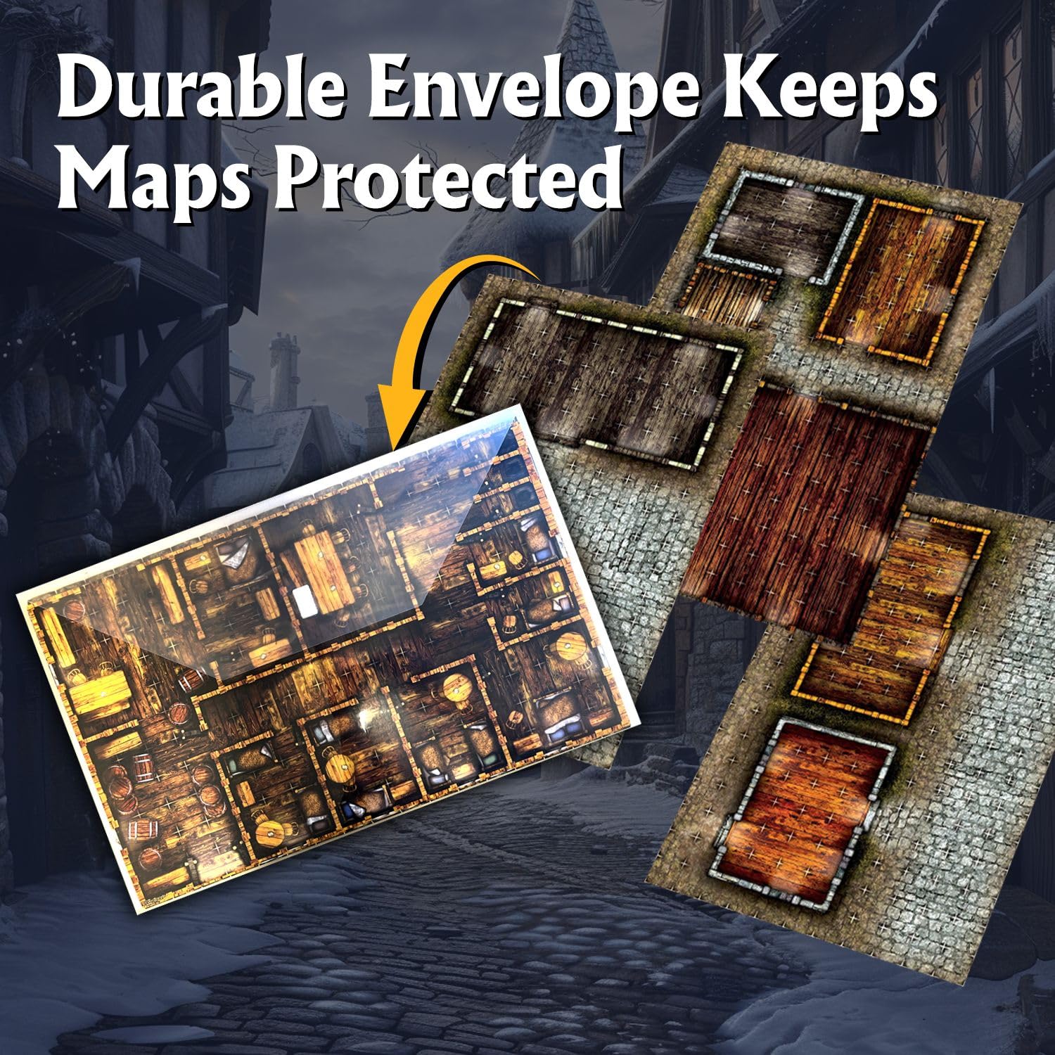 Foto 8 pulgar | Mapas Rpg Modulares Arcknight The Cobblestone City 16 Maps - Venta Internacional.