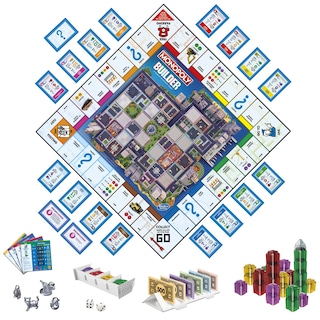 Foto 2 | Juego De Mesa Monopoly Builder Hasbro Gaming Kids 8+ 2-4 Jugadores - Venta Internacional.