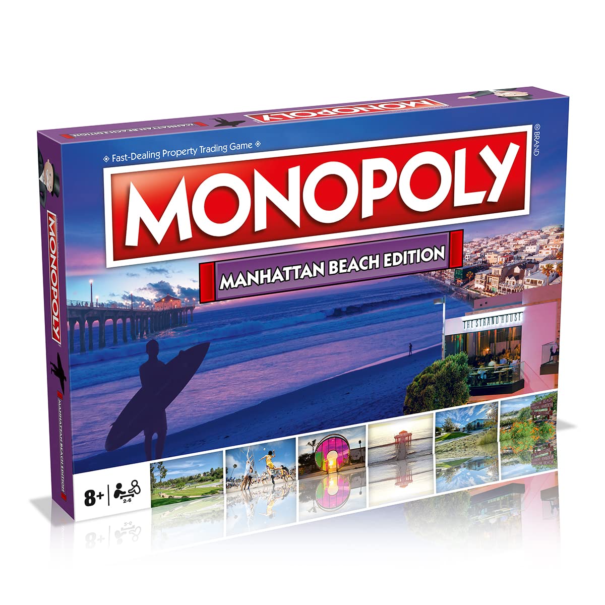 Foto 2 pulgar | Juego De Mesa Monopoly Manhattan Beach Edition Para 2-6 Jugadores - Venta Internacional.