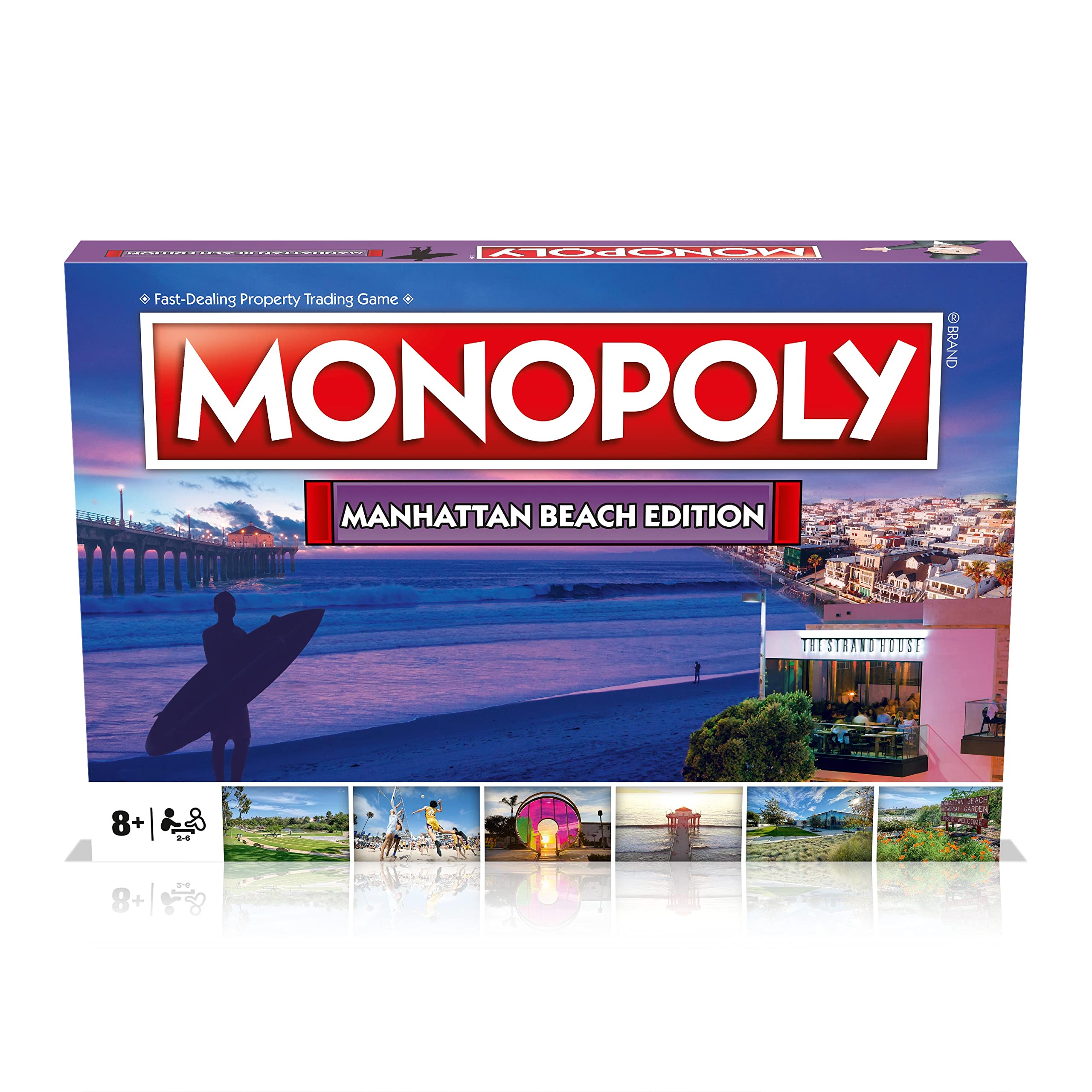 Foto 3 pulgar | Juego De Mesa Monopoly Manhattan Beach Edition Para 2-6 Jugadores - Venta Internacional.
