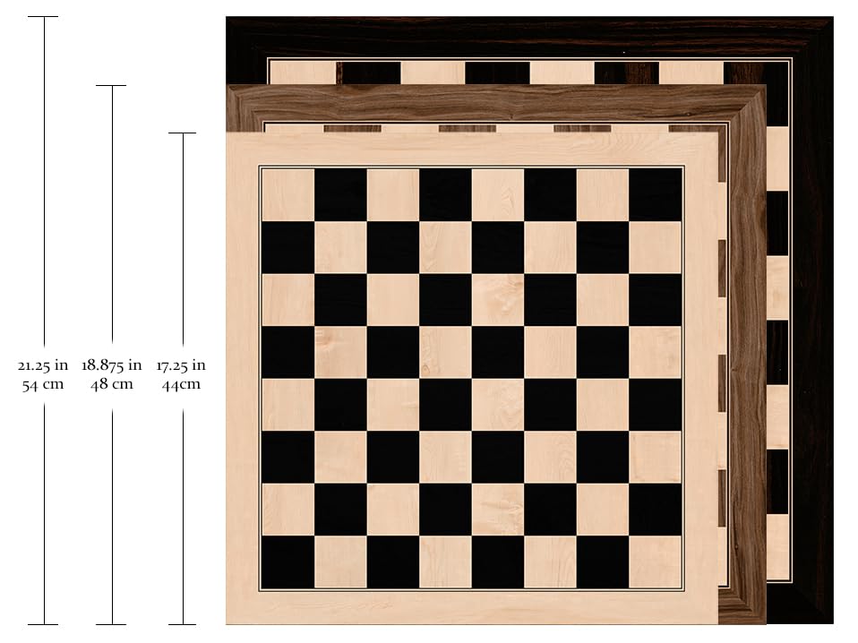 Foto 8 pulgar | Tablero De Ajedrez A&a Para Torneo Profesional De Madera De 48 Cm - Venta Internacional.