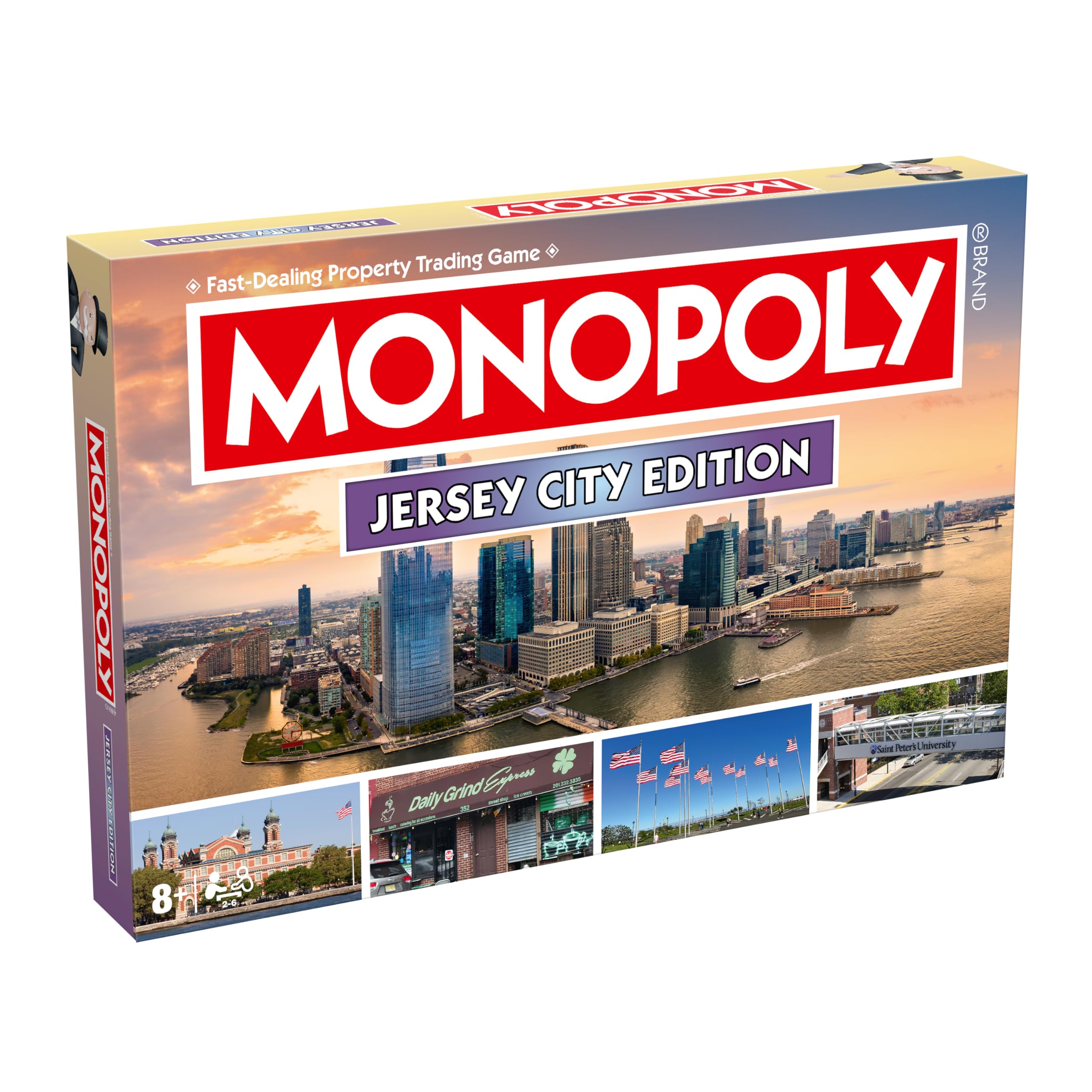 Foto 2 pulgar | Juego De Mesa Monopoly Jersey City Nj Edition Para 2-6 Jugadores - Venta Internacional.