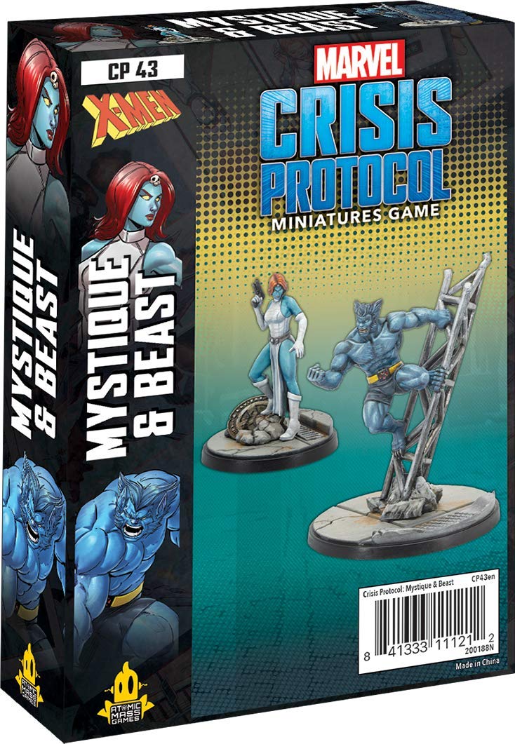 Foto 2 pulgar | Miniaturas Atomic Mass Games Marvel Crisis Protocol Mystique & Beast - Venta Internacional.