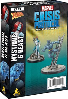 Foto 1 | Miniaturas Atomic Mass Games Marvel Crisis Protocol Mystique & Beast - Venta Internacional.