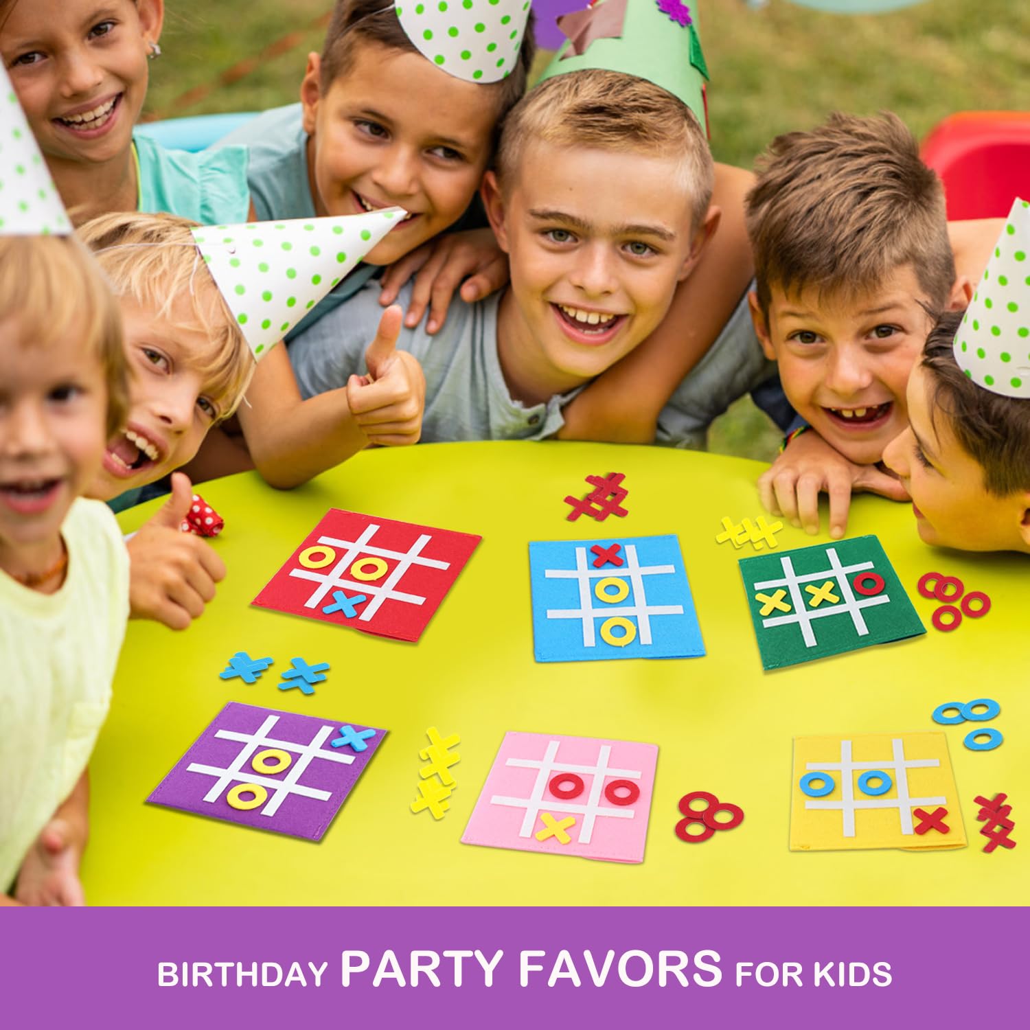 Foto 3 | Juego De Mesa Tic Tac Toe Pjdrllc, Obsequios Para Fiestas Infantiles (paquete De 12) - Venta Internacional.