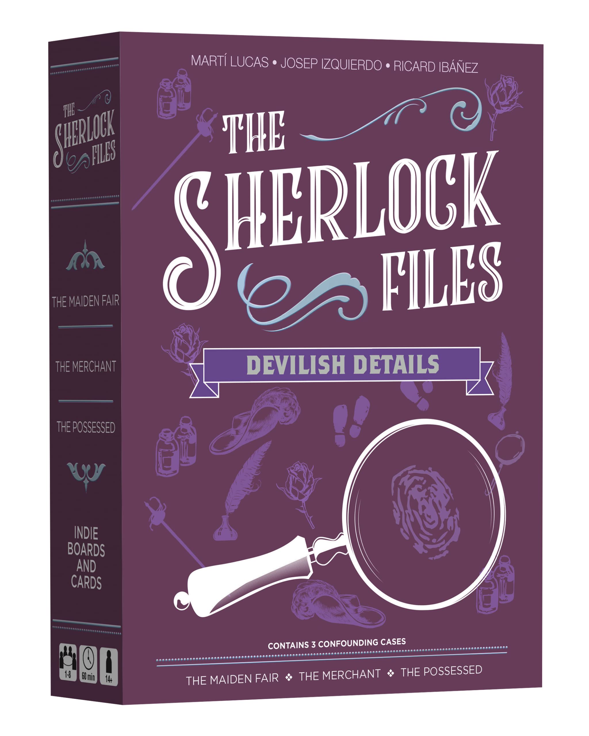 Juego De Mesa De Estrategia Indie Boards & Cards Sherlock Files - Venta Internacional.