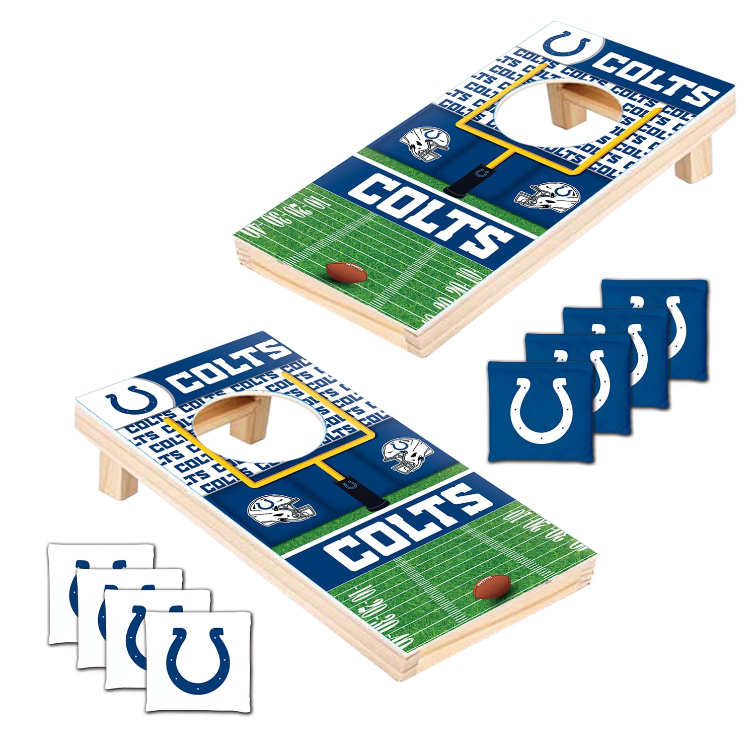 Foto 4 pulgar | Obras Maestras De Mesa Cornhole Nfl Indianapolis Colts - Venta Internacional.