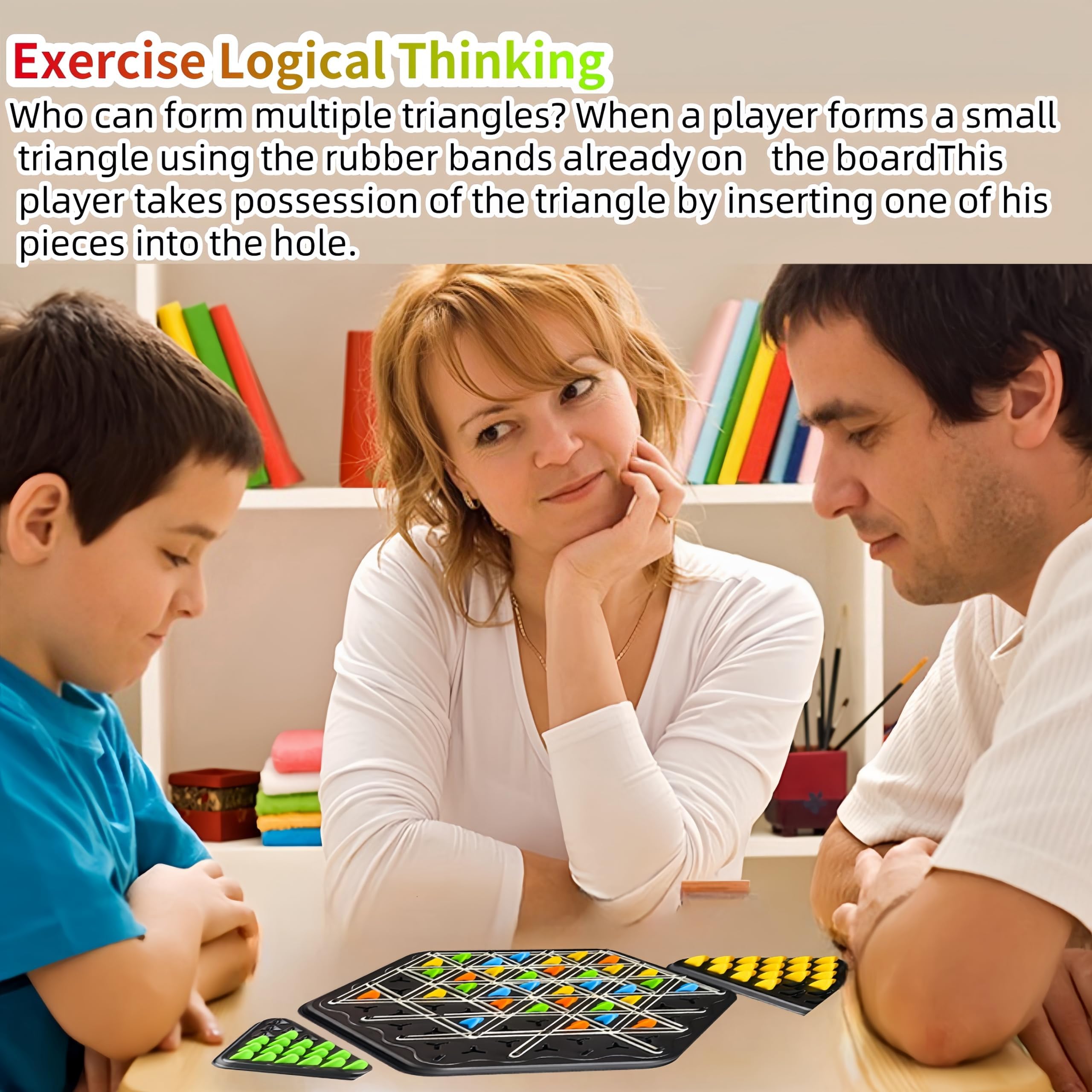 Foto 7 pulgar | Juego De Mesa Chain Triangle Chess Interactive Family De 2 A 4 Jugadores - Venta Internacional.