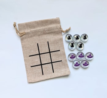 Foto 2 | Juego Tic Tac Toe, Regalo De Halloween Para Niños, Sombrero De Bruja Y Gato - Venta Internacional.
