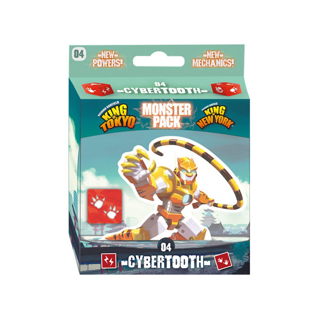 Expansión Del Juego Iello Monster Pack #4 Cybertooth Para 2 A 6 Jugadores - Venta Internacional.