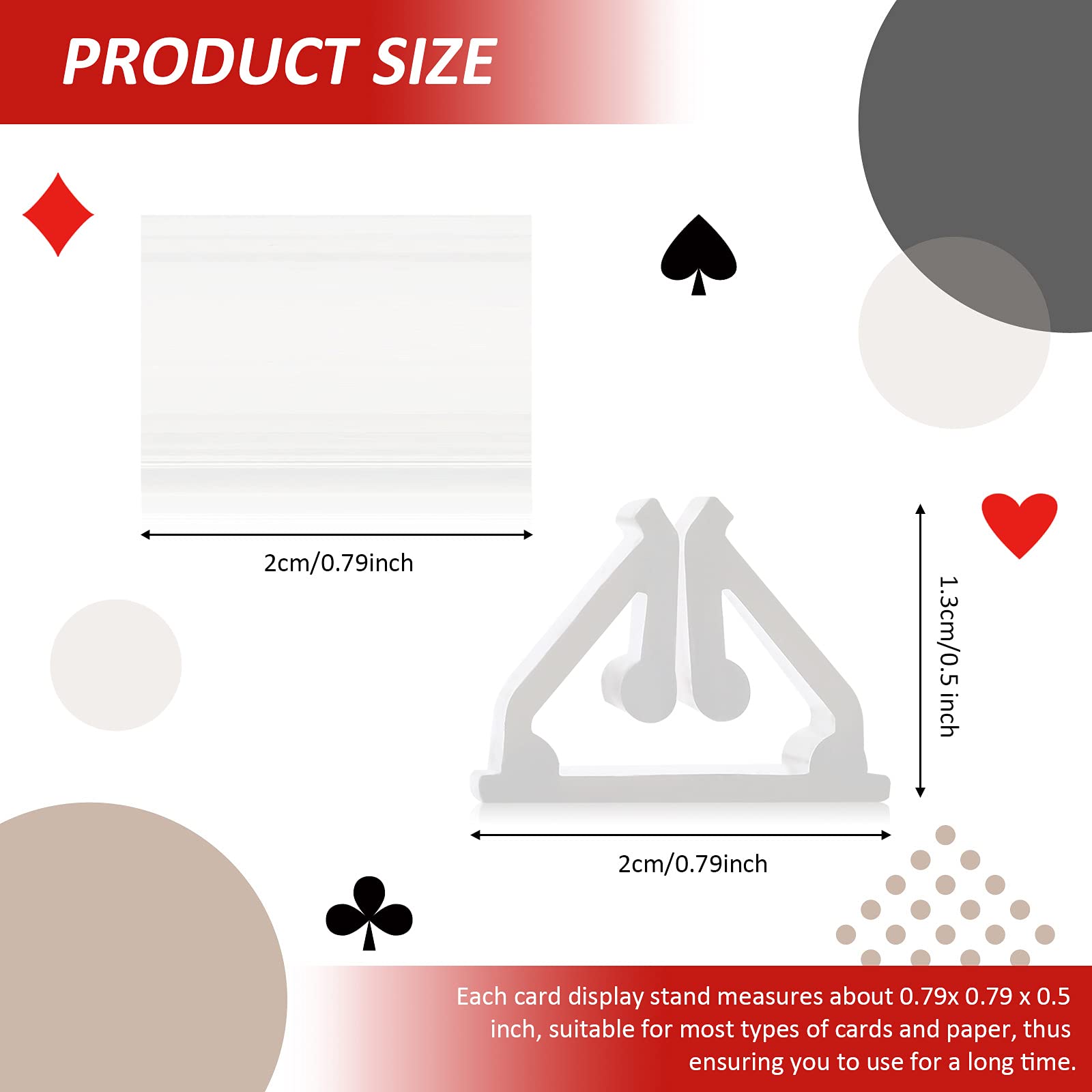 Foto 3 pulgar | Soportes Para Tarjetas De Juego Maitys De Plástico Transparente (30 Piezas) - Venta Internacional.