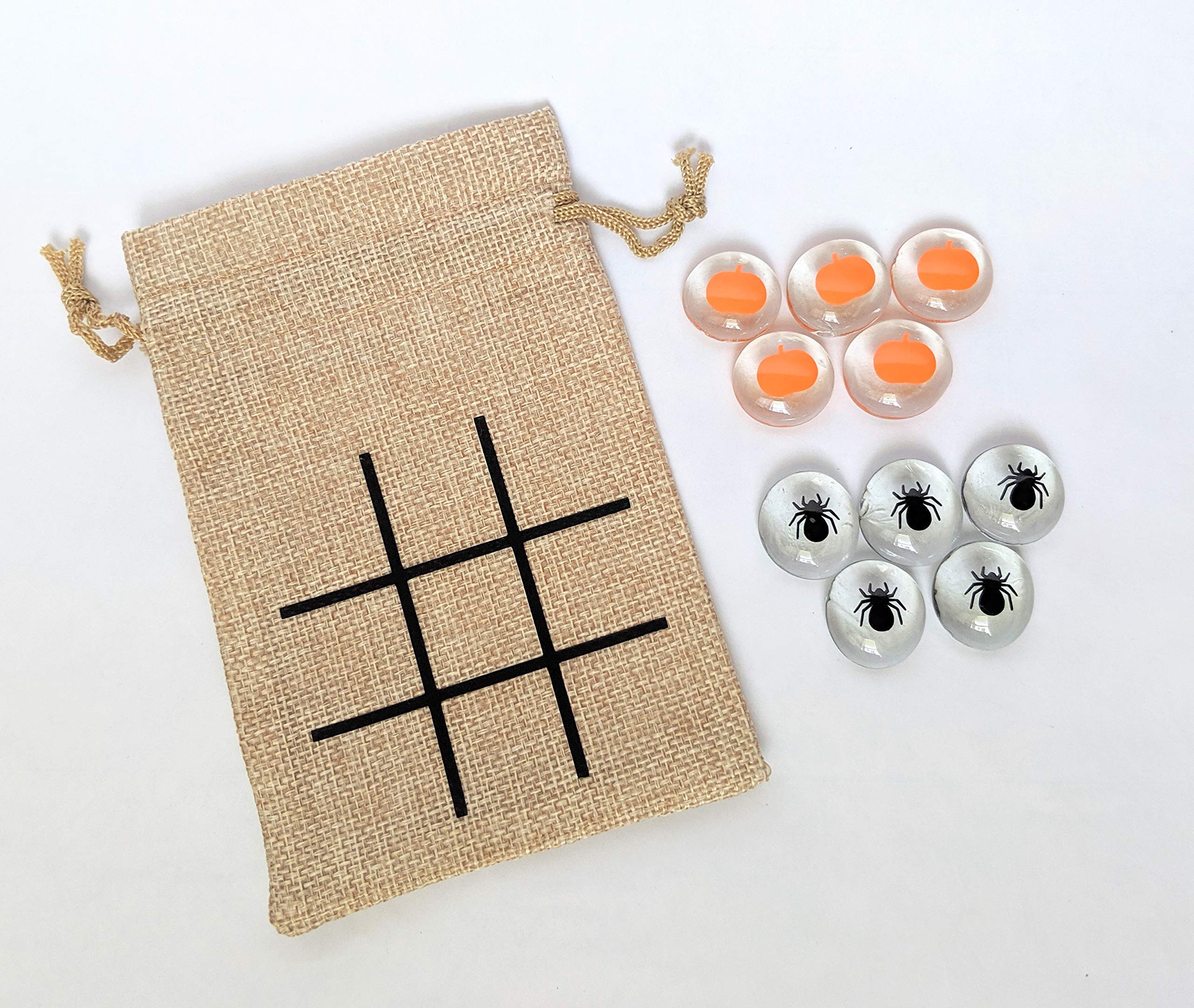 Foto 3 pulgar | Juego Tic Tac Toe, Regalo De Halloween Para Niños, Calabaza Y Araña - Venta Internacional.