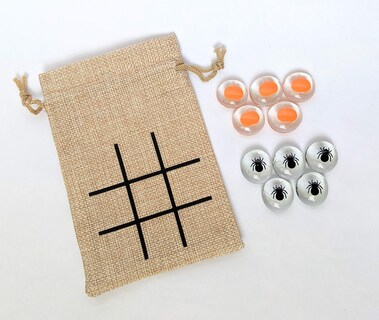 Foto 2 | Juego Tic Tac Toe, Regalo De Halloween Para Niños, Calabaza Y Araña - Venta Internacional.