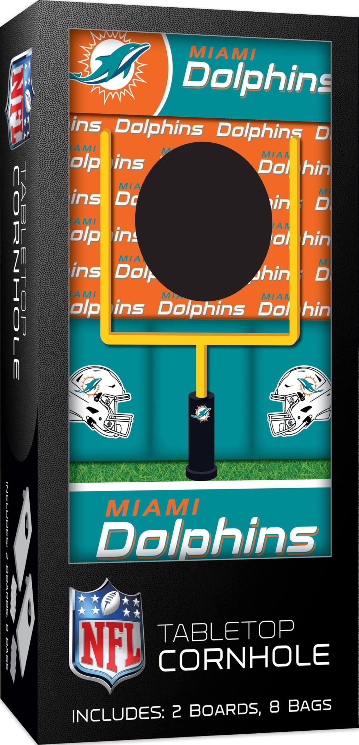 Foto 2 pulgar | Cornhole Masterpieces Nfl Miami Dolphins De Sobremesa Para Adultos - Venta Internacional.
