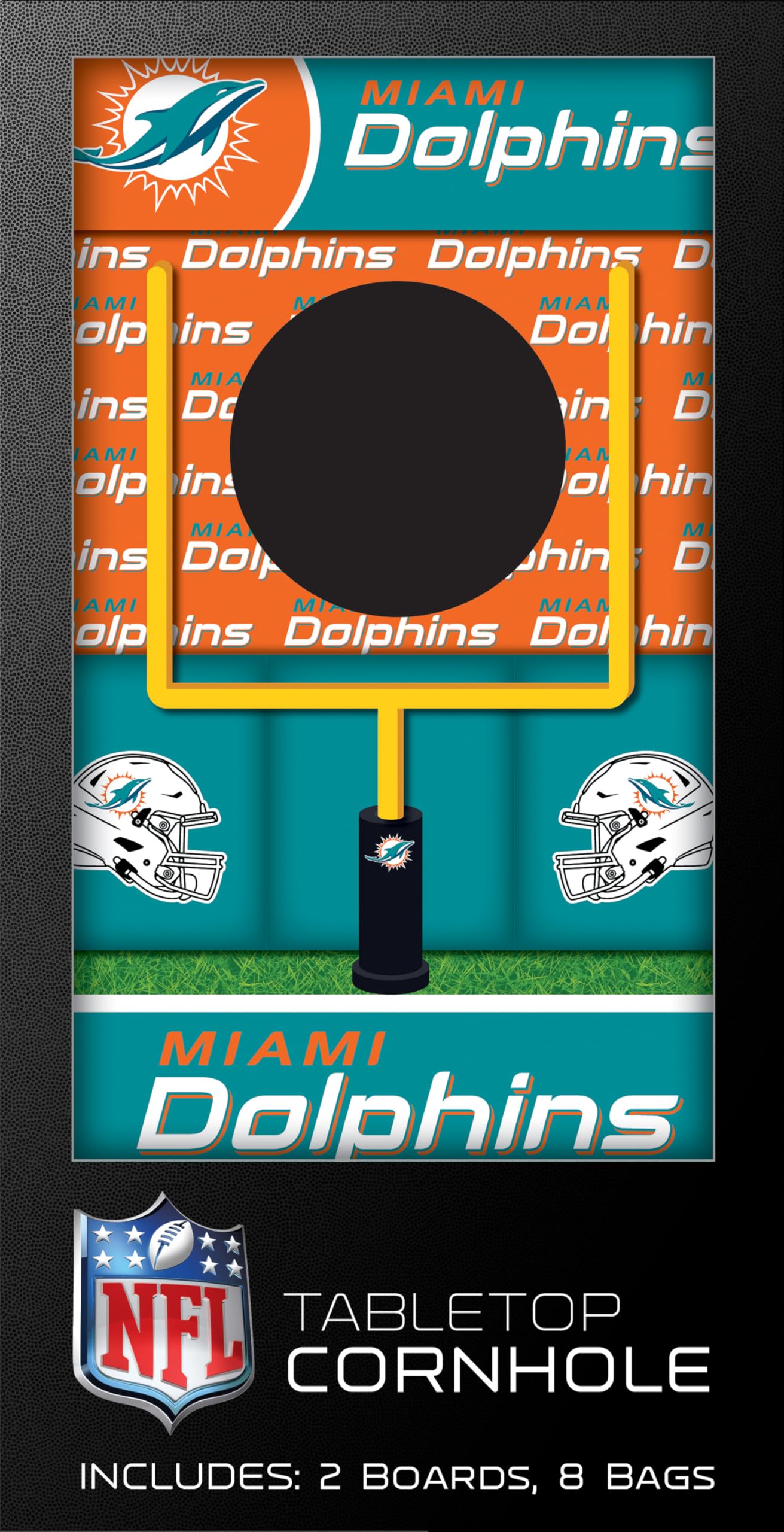Foto 3 pulgar | Cornhole Masterpieces Nfl Miami Dolphins De Sobremesa Para Adultos - Venta Internacional.