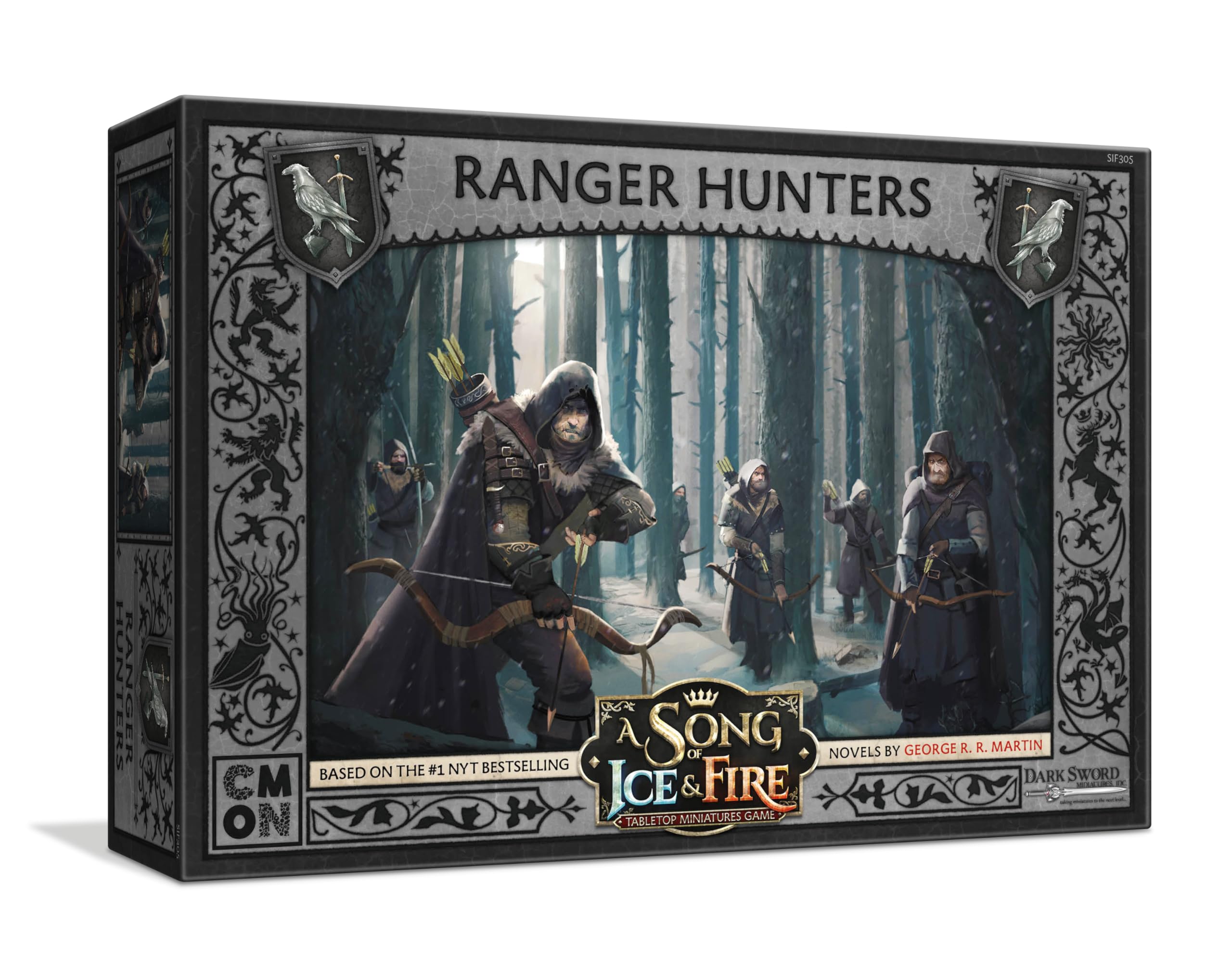 Juego De Miniaturas De Mesa Cmon A Song Of Ice And Fire Ranger Hunters - Venta Internacional.