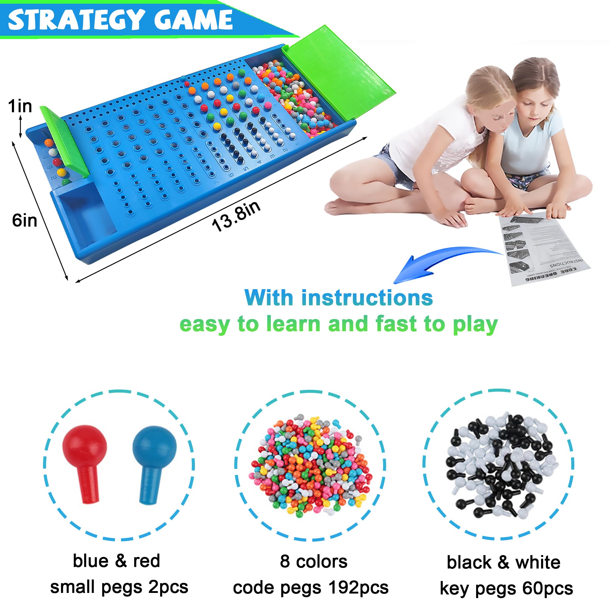 Foto 3 pulgar | Juego De Mesa Kidami Code Breaker Classic Travel Para Niños Y Adultos - Venta Internacional.