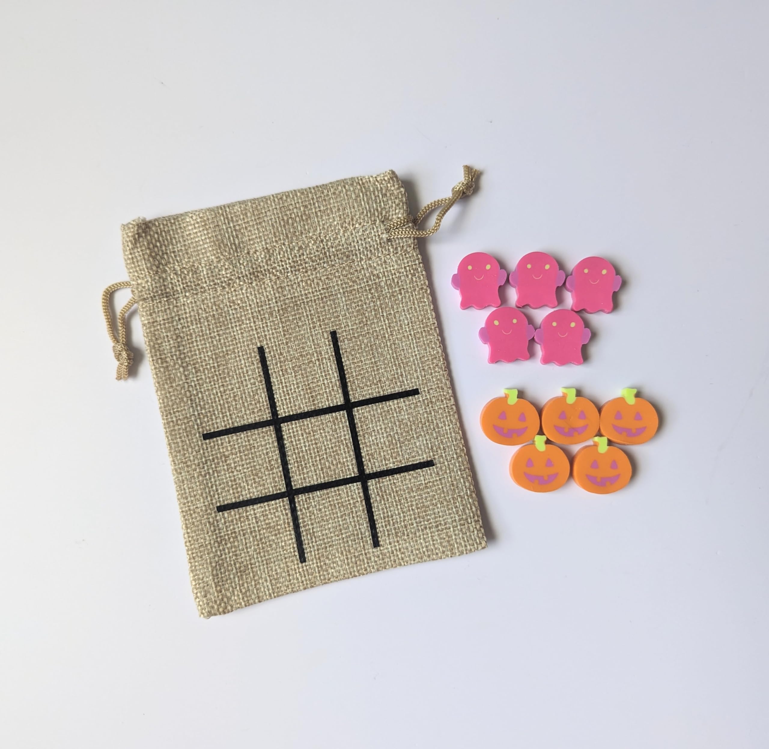 Foto 3 pulgar | Juego Tic Tac Toe, Regalo De Halloween Para Niños Con Minigomas De Borrar - Venta Internacional.