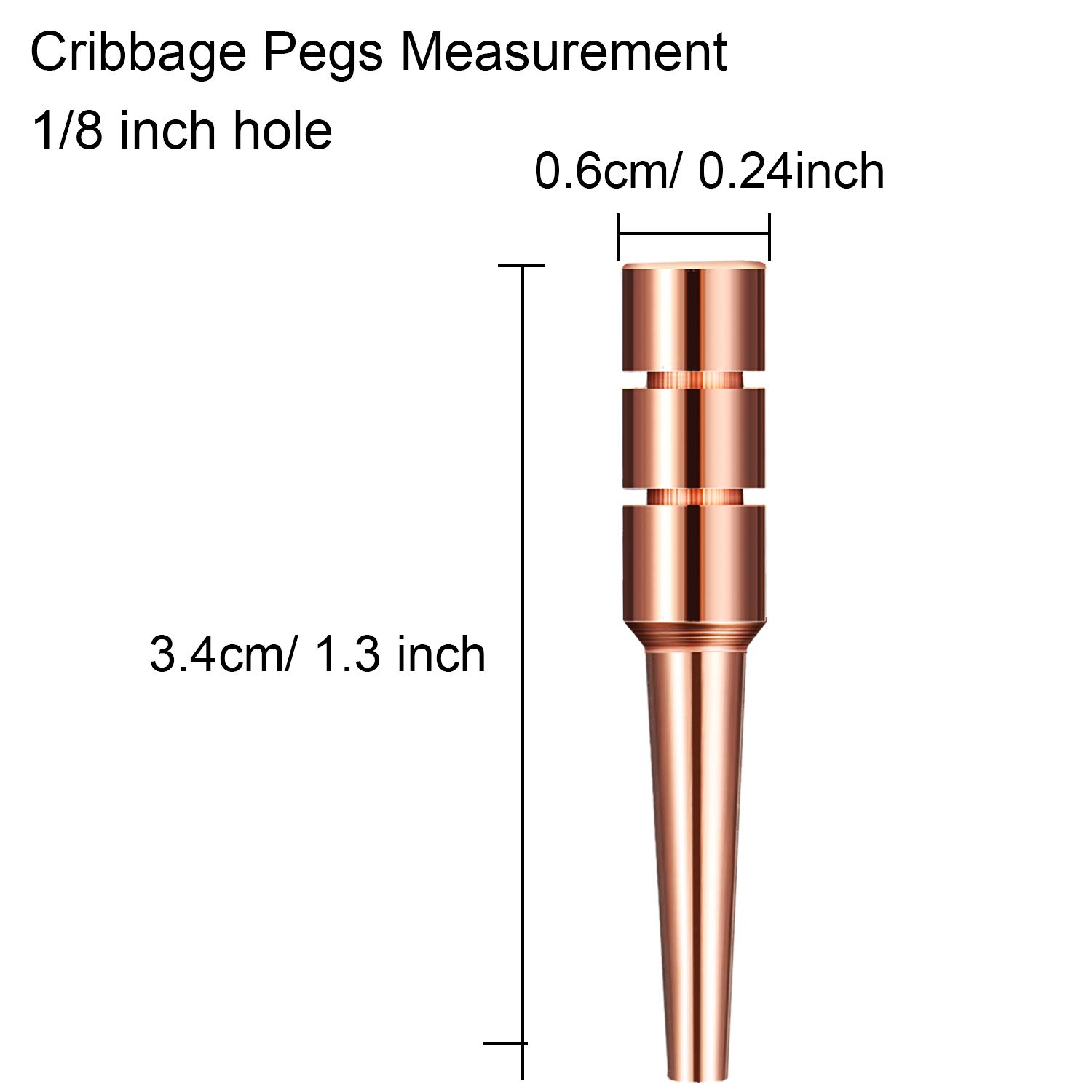 Foto 5 | Cribbage Pegs Mudder 16 Pinzas De Metal Para Juego De Mesa Cribbage - Venta Internacional.