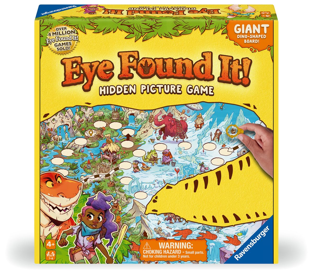 Foto 2 | Juego De Mesa Ravensburger Dinosaur Island Eye Found It! - Venta Internacional.