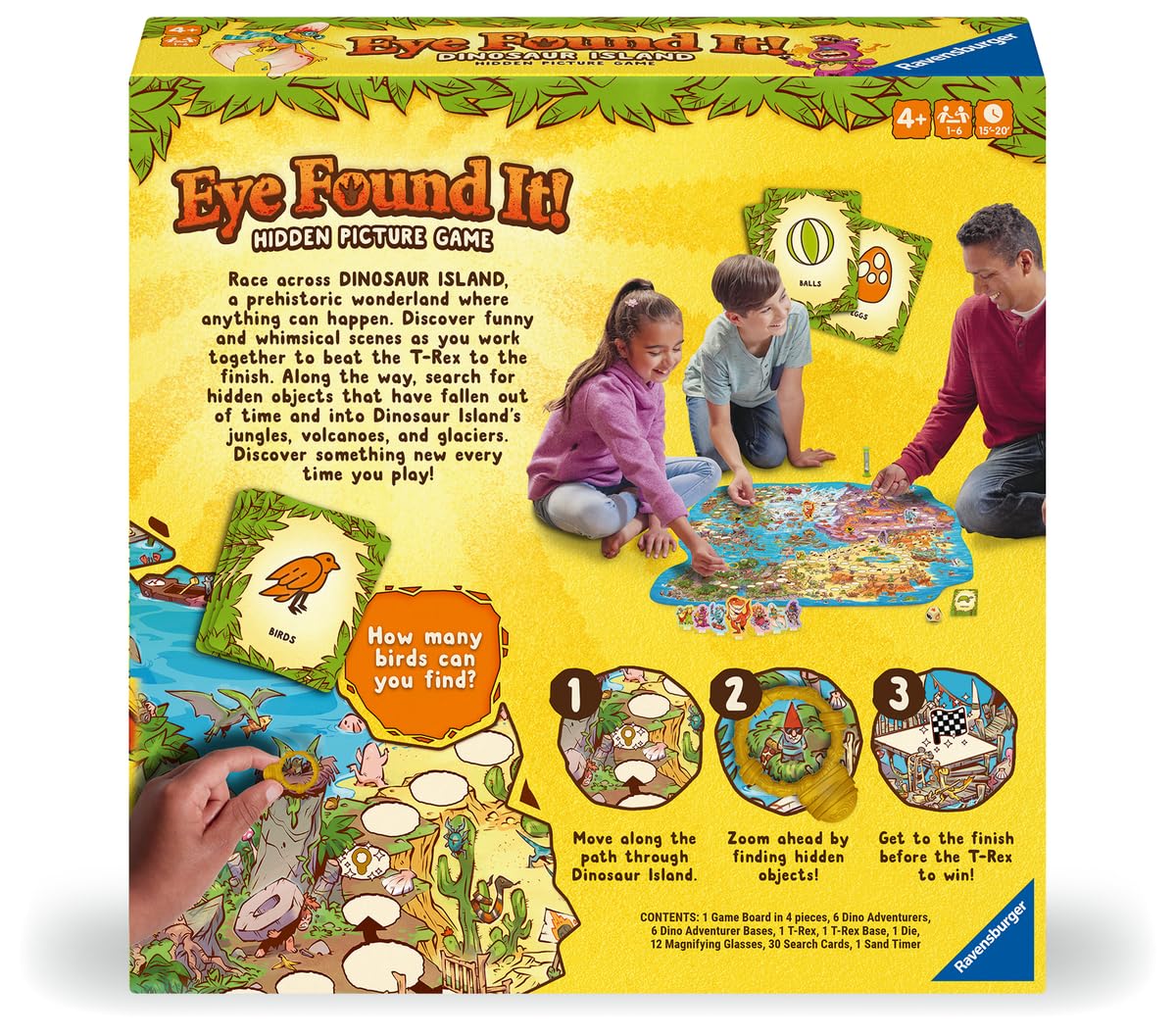 Foto 3 | Juego De Mesa Ravensburger Dinosaur Island Eye Found It! - Venta Internacional.